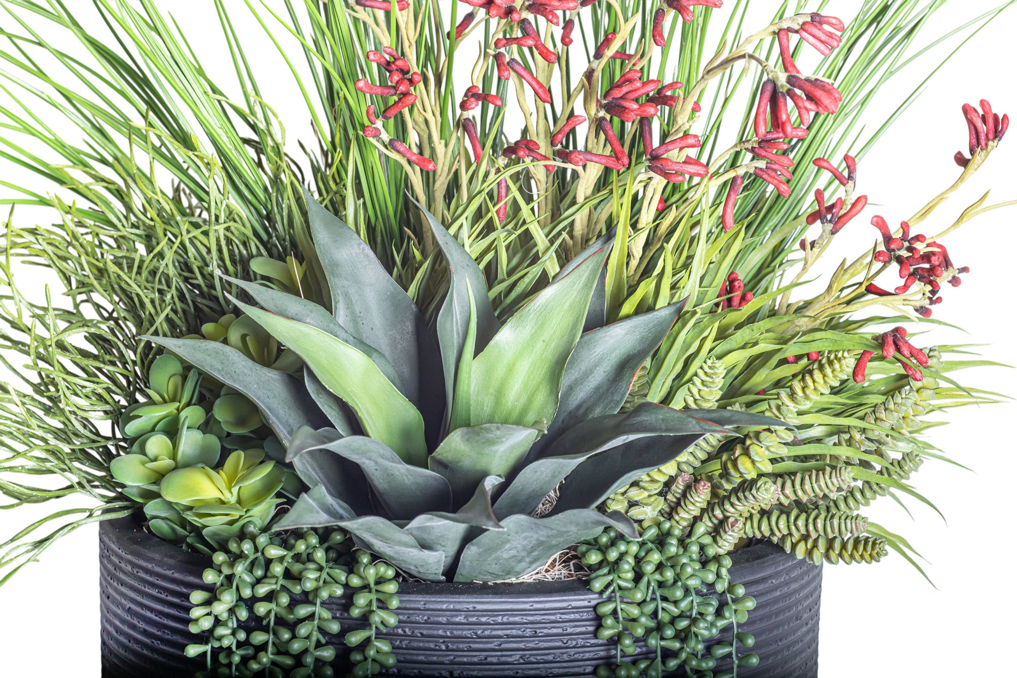 Nyah Planter with Mixed Greenery Arrangement AR1276