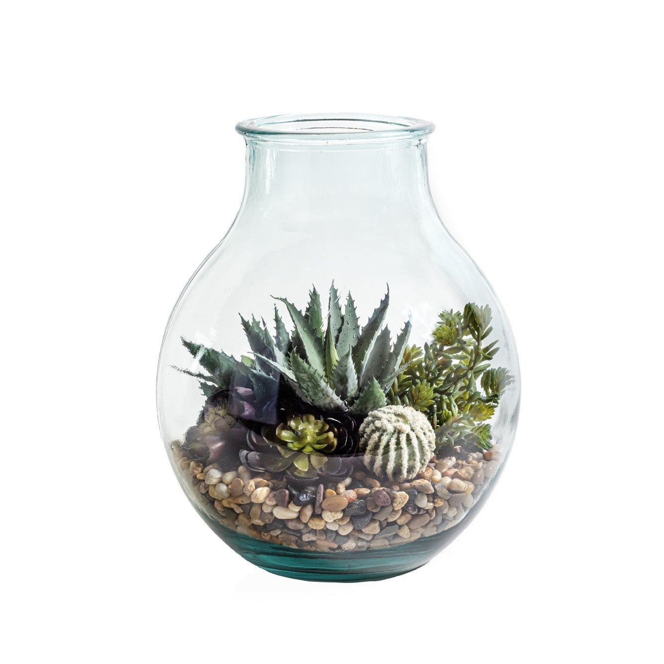 14” San Miguel Terrarium Mixed Pebble   AR1489