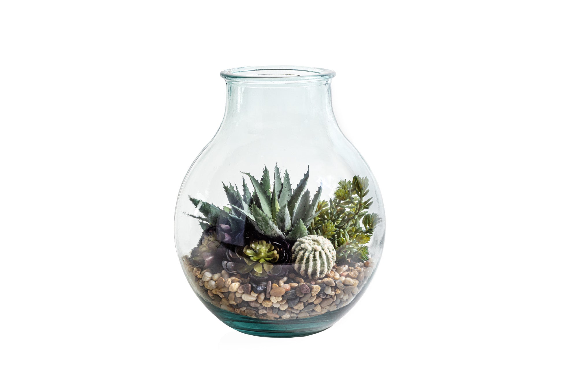 14” San Miguel Terrarium Mixed Pebble   AR1489