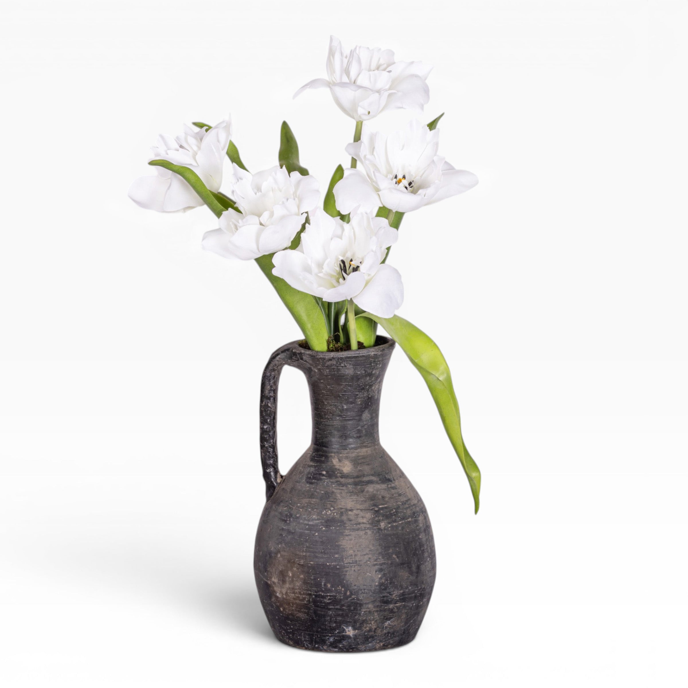 10" Laurel Vase with Tulip Arrangement