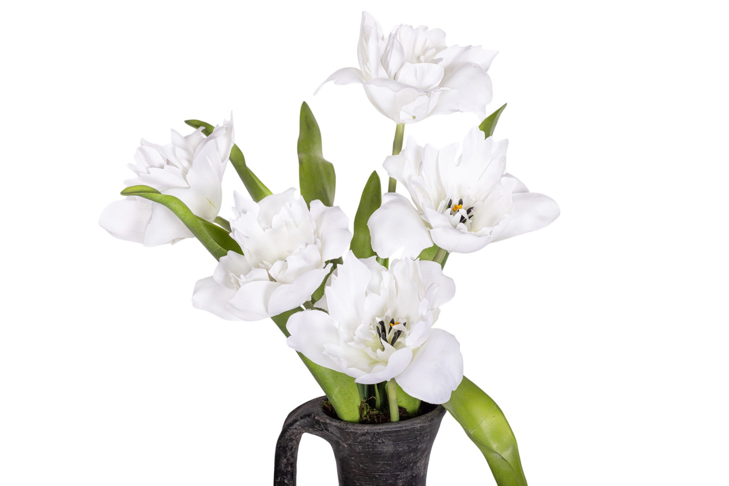 10" Laurel Vase with Tulip Arrangement