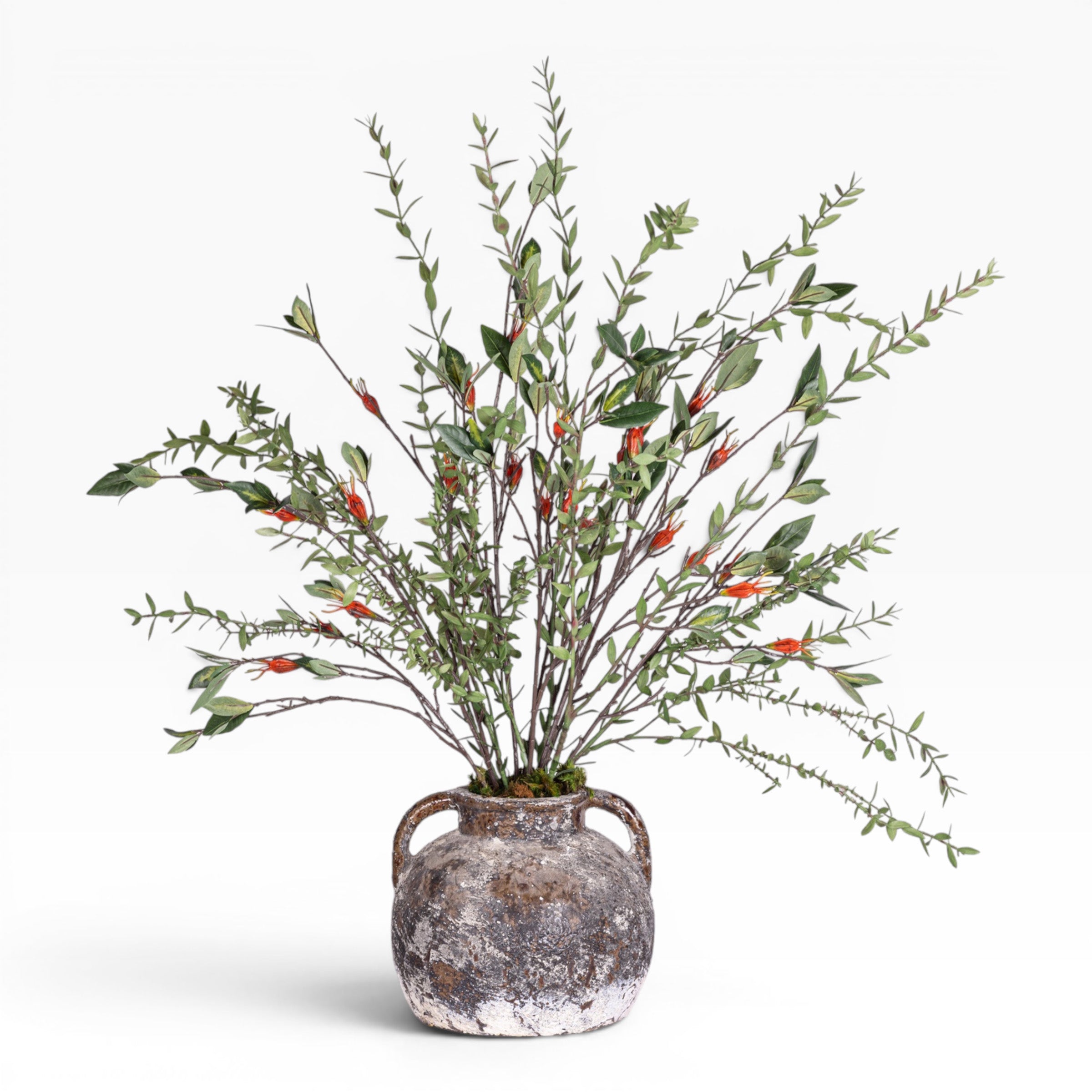 12" Onyx Pot with Stem Arrangement