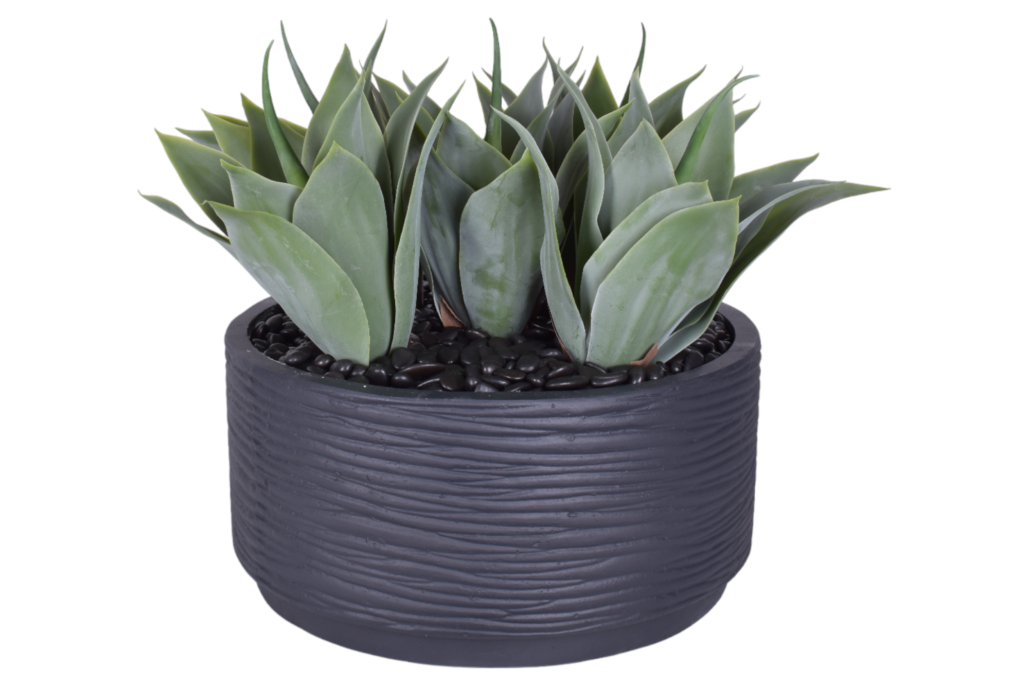 20" Sydney Bowl with UV Protected Agave Arrangement   AR1690UV