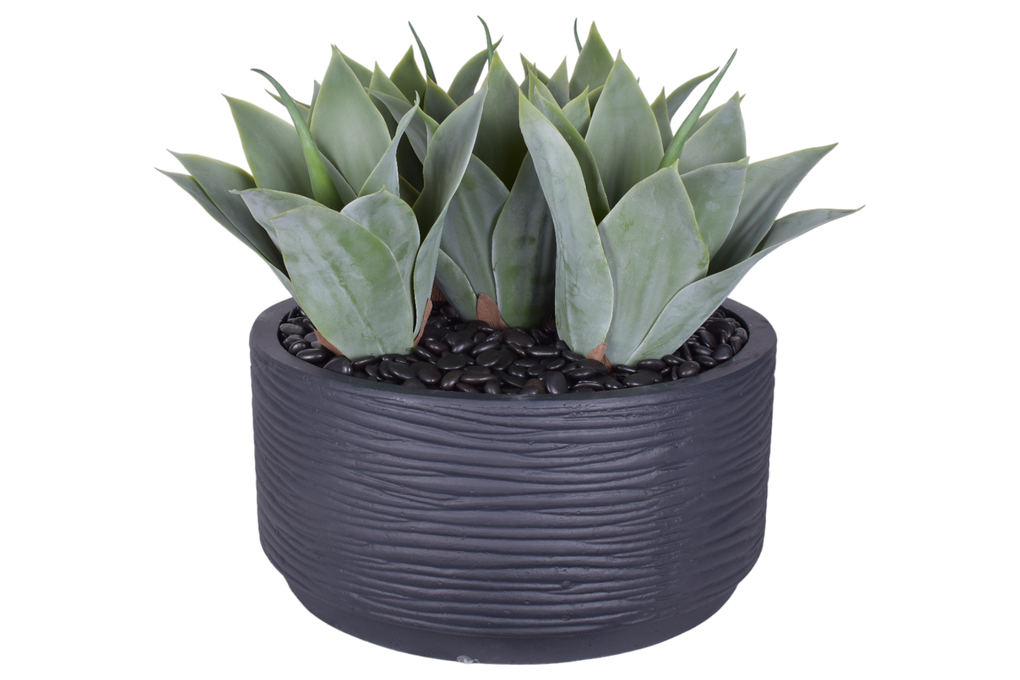 20" Sydney Bowl with UV Protected Agave Arrangement   AR1690UV