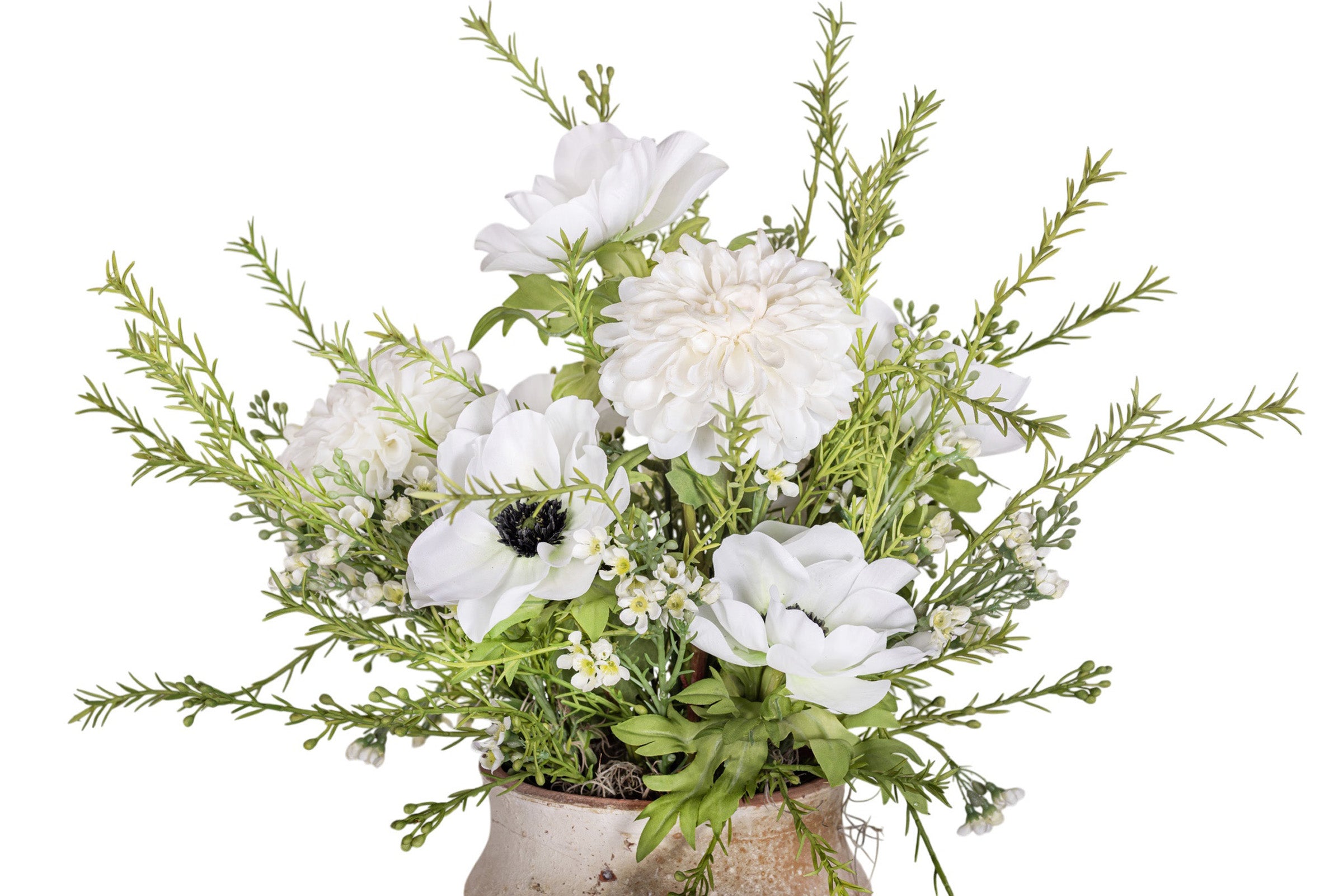 8" Titan Pot with Floral Arrangement