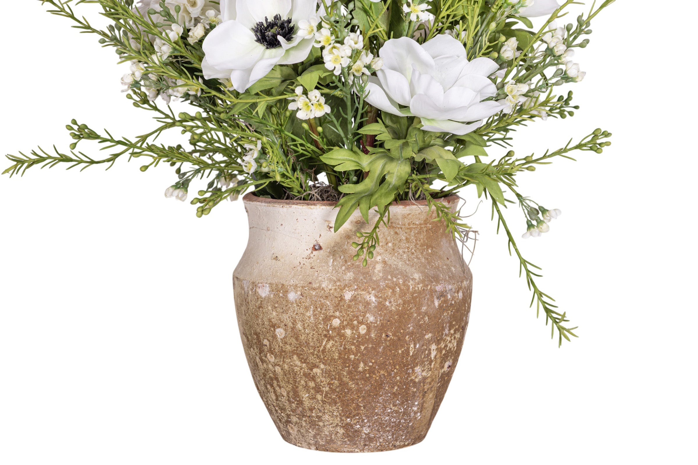 8" Titan Pot with Floral Arrangement