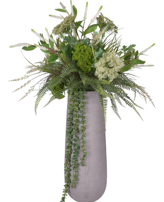 21" Newport Vase with Floral Arrangement   AR1708