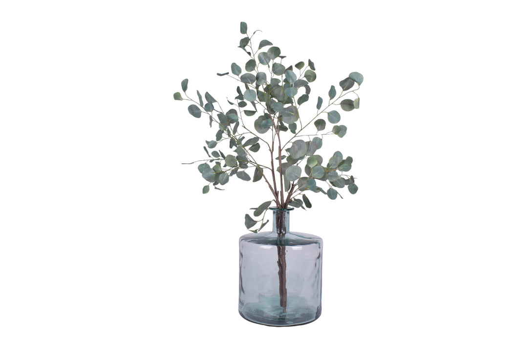 18" San Miguel Vase with Eucalyptus   AR1780