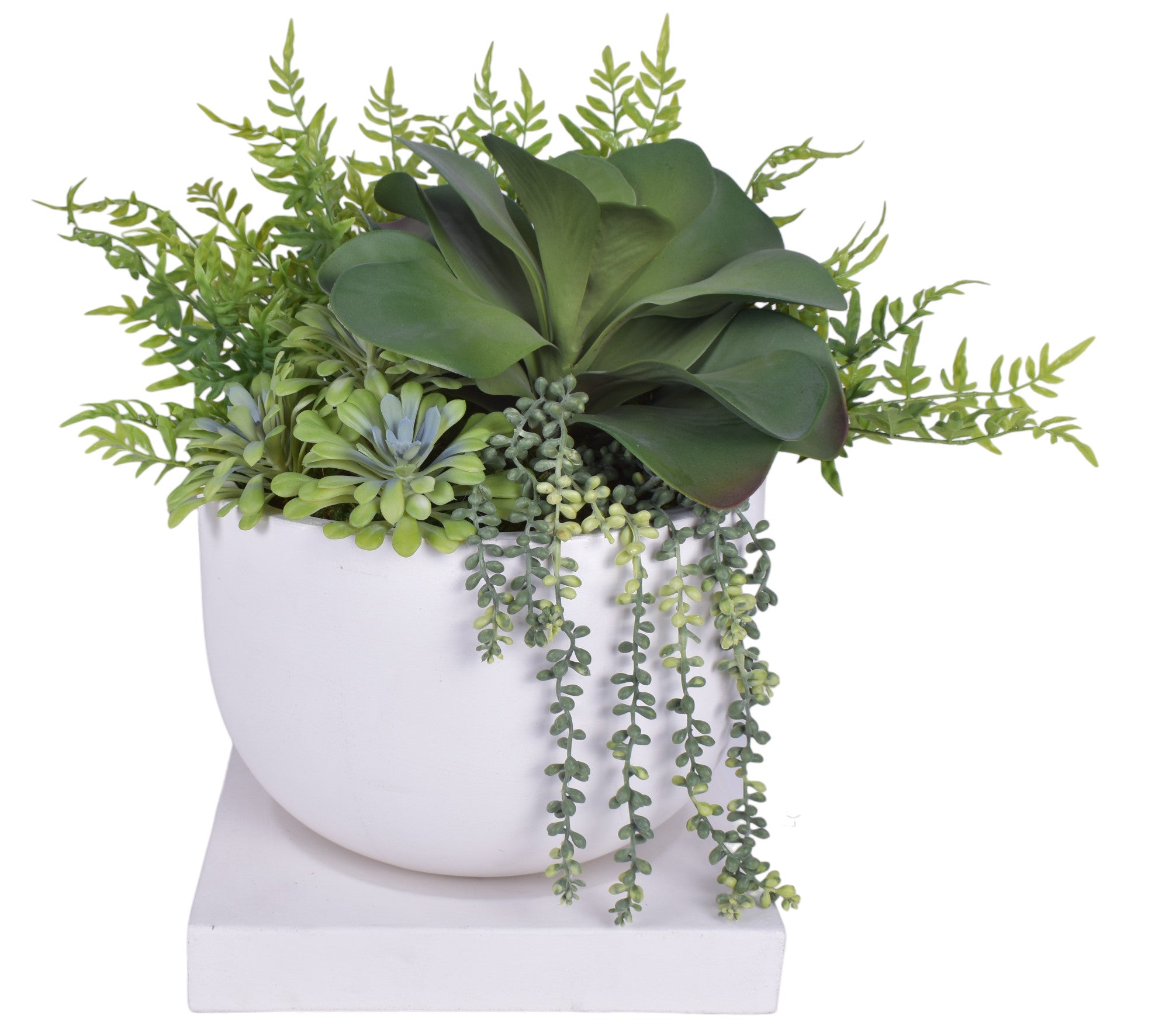 Small Palmaria Pot with UV Protected Arrangement   AR1789UV