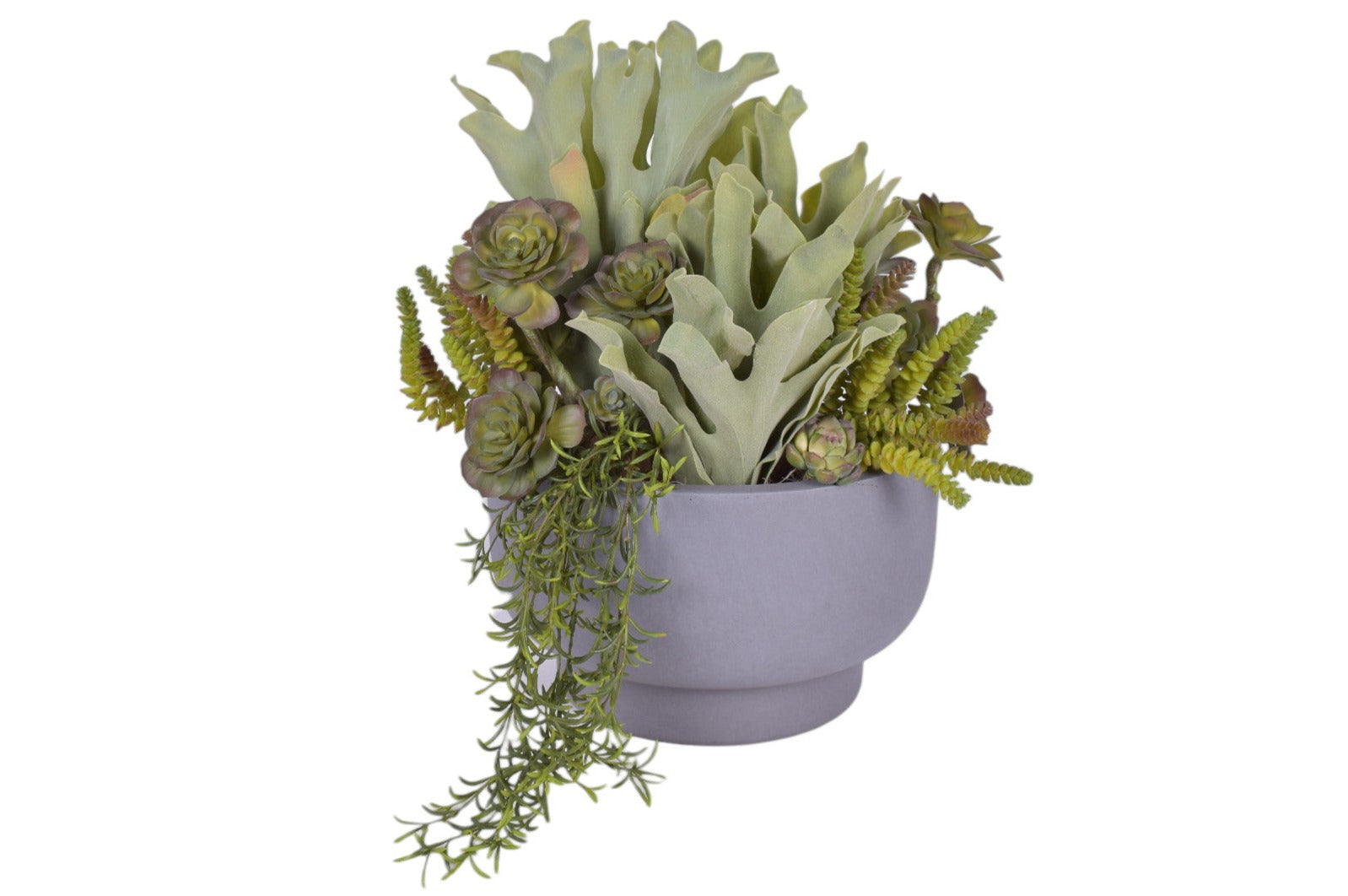 Riley Wall Hanging Planter UV Protected Arrangement Duo   AR1794