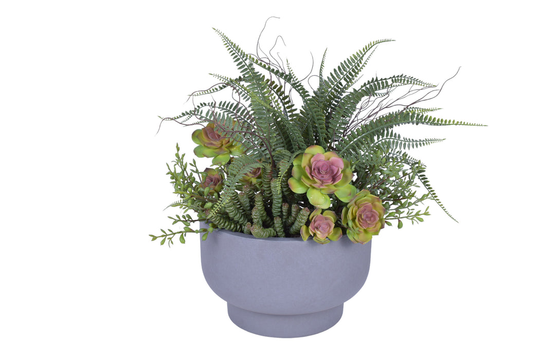 Riley Wall Hanging Planter UV Protected Arrangement Duo   AR1794