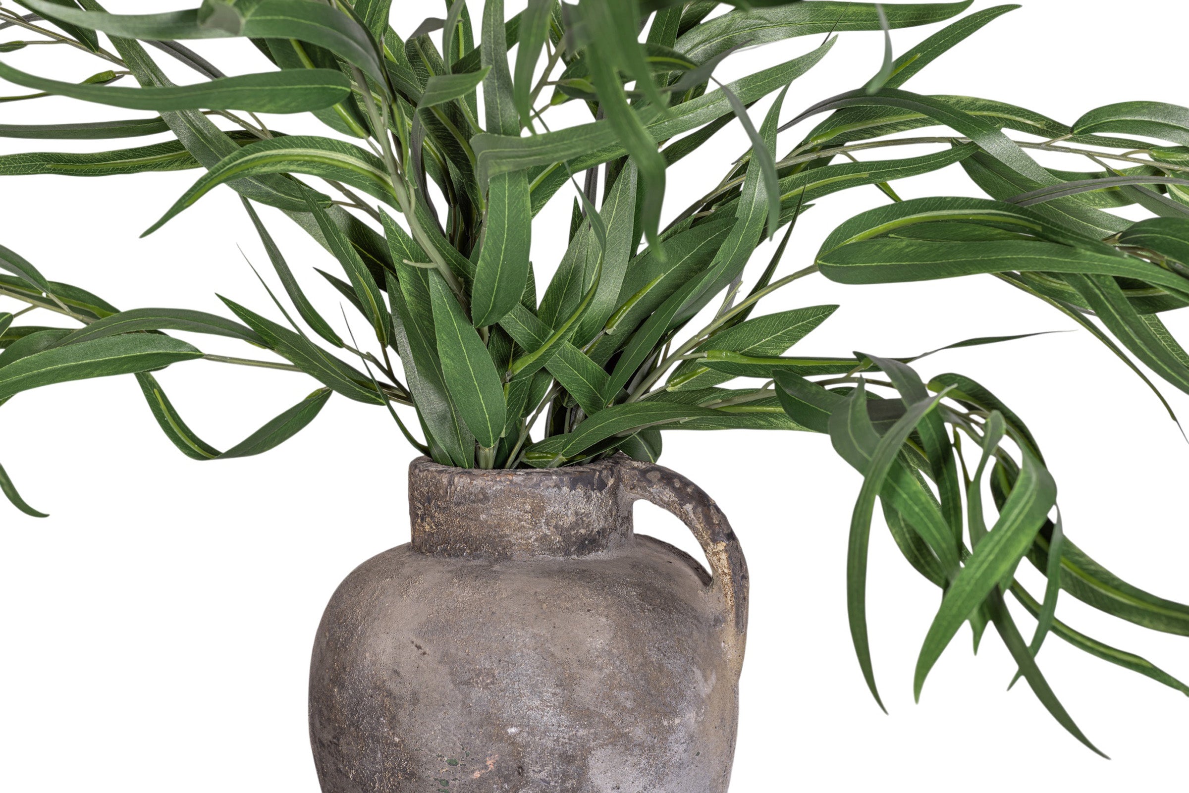 11" Wren Jug with Eucalyptus Arrangement