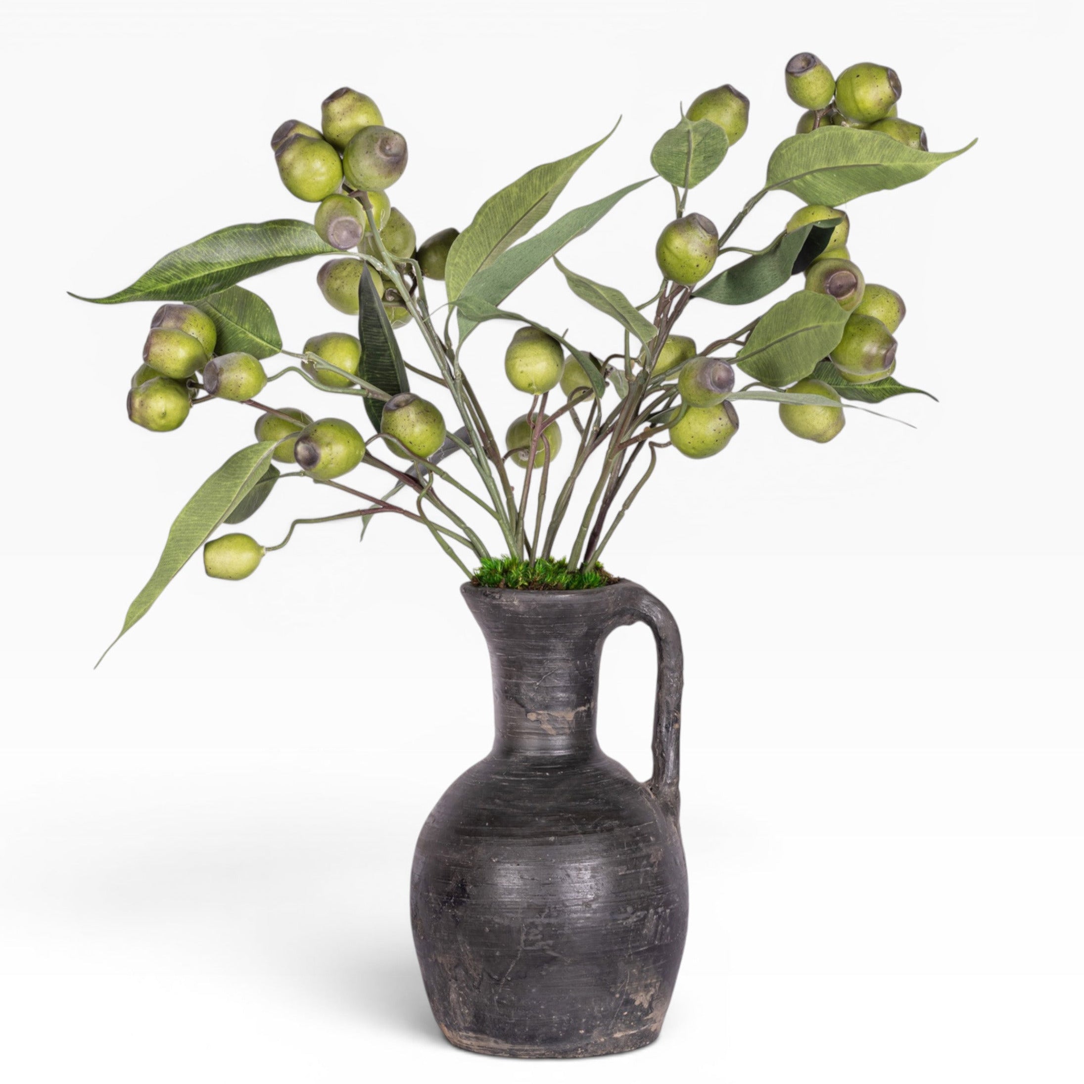 10" Laurel Vase with Eucalyptus Seed Arrangement AR1880