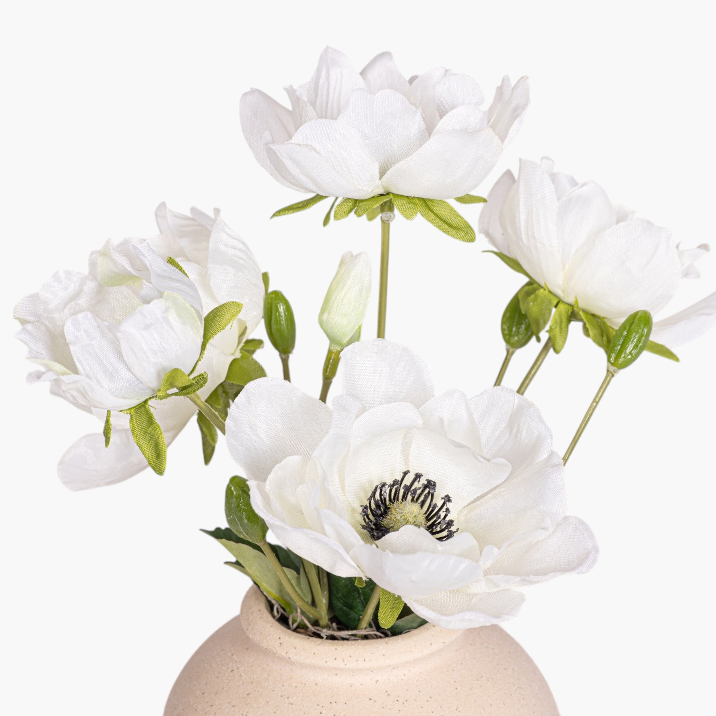 4.25" Stuart Vase with Anemone Arrangement AR1900