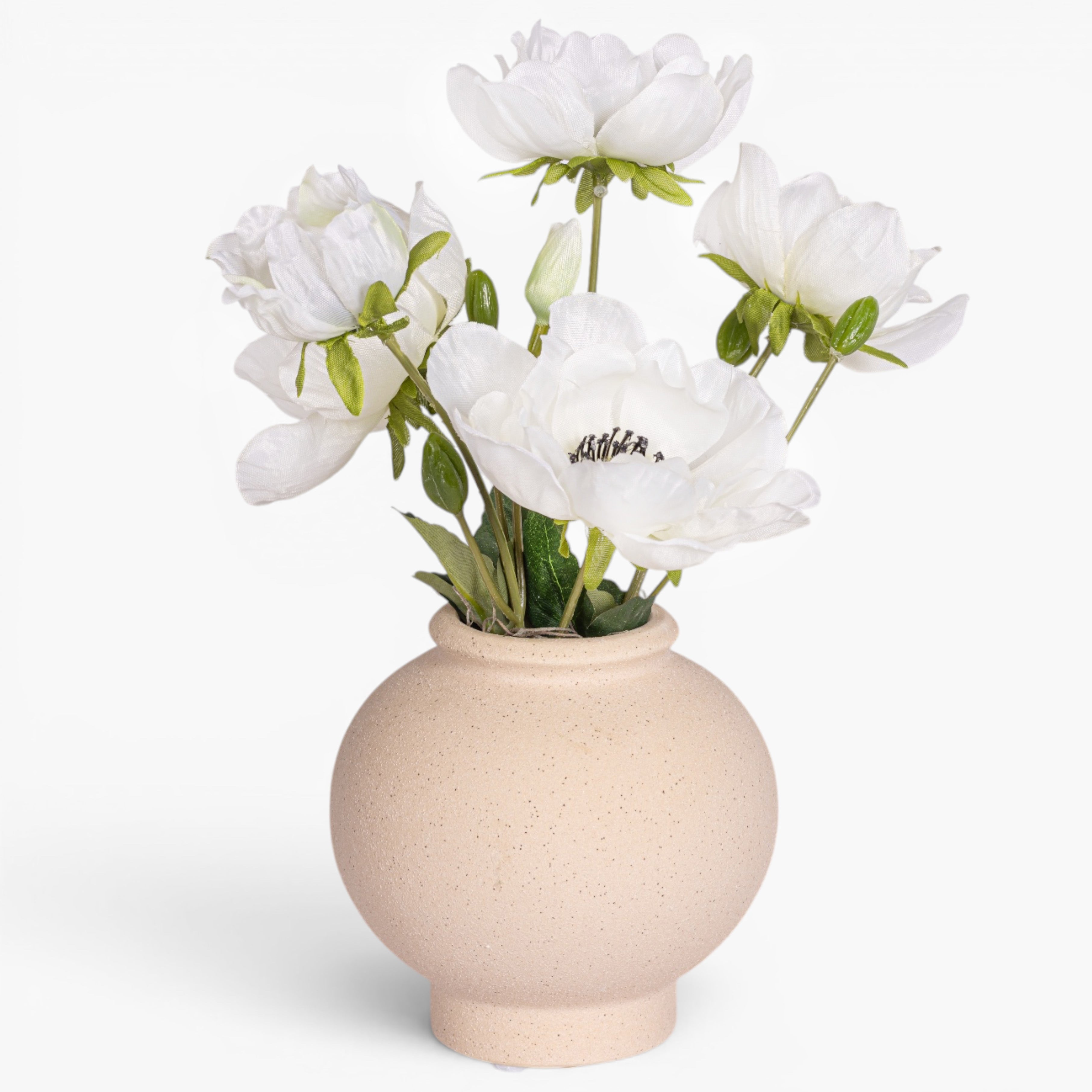 4.25" Stuart Vase with Anemone Arrangement AR1900