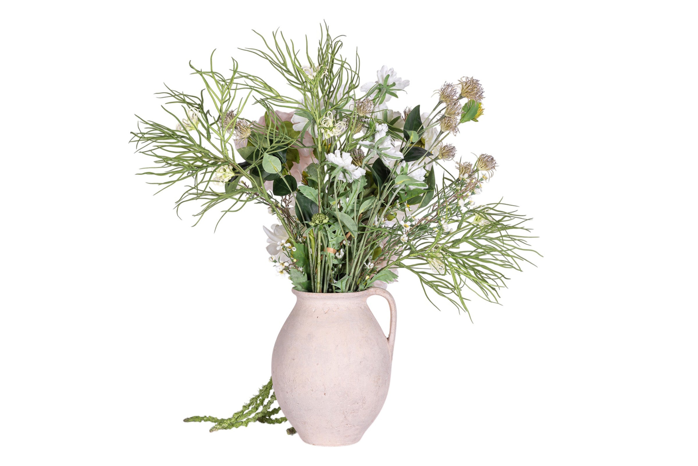 12" Anata Jug with Mixed Floral Arrangement