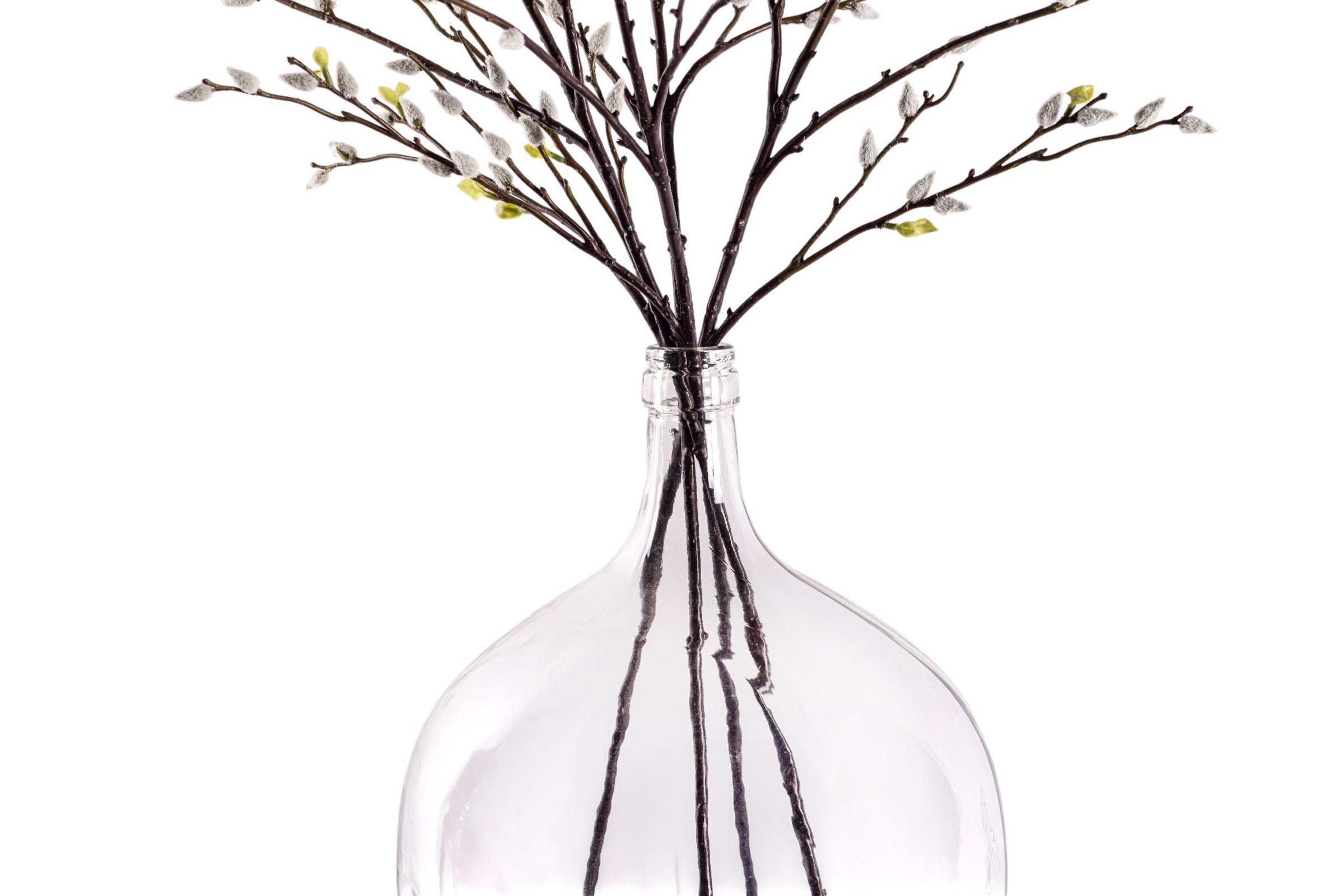 36" Luna Vase with Pussy Willow Arrangement AR1928