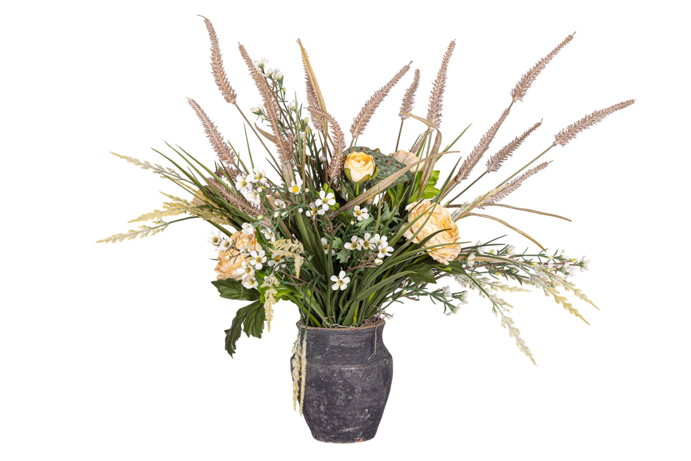 Titan Pot with Mixed Floral Arrangement AR1949