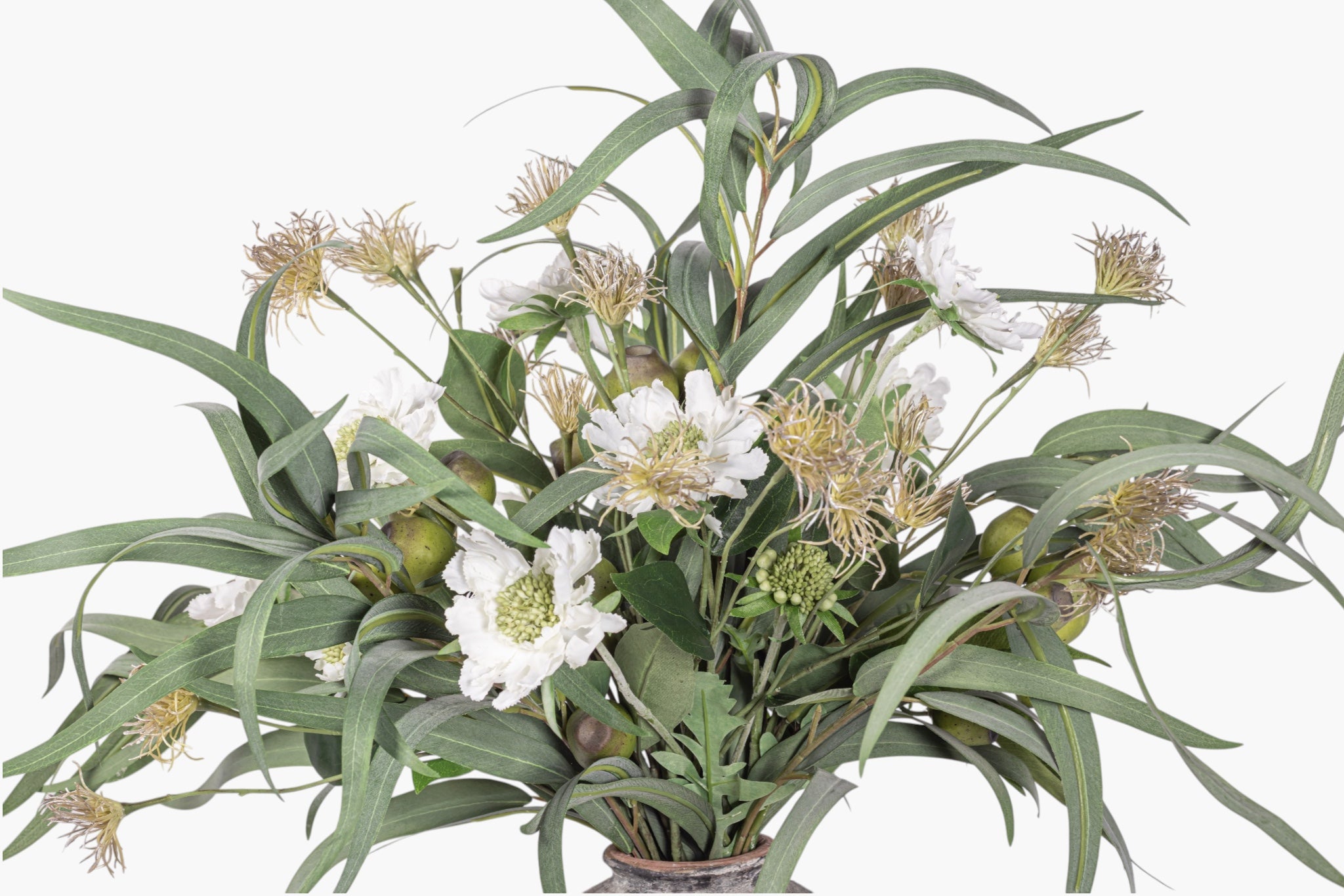 20" Loen Pot with Eucalyptus Arrangement AR1955