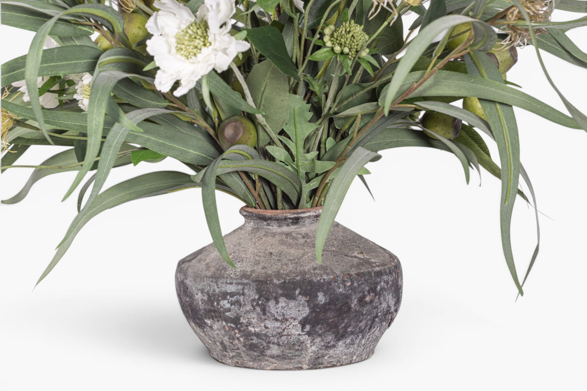 20" Loen Pot with Eucalyptus Arrangement AR1955