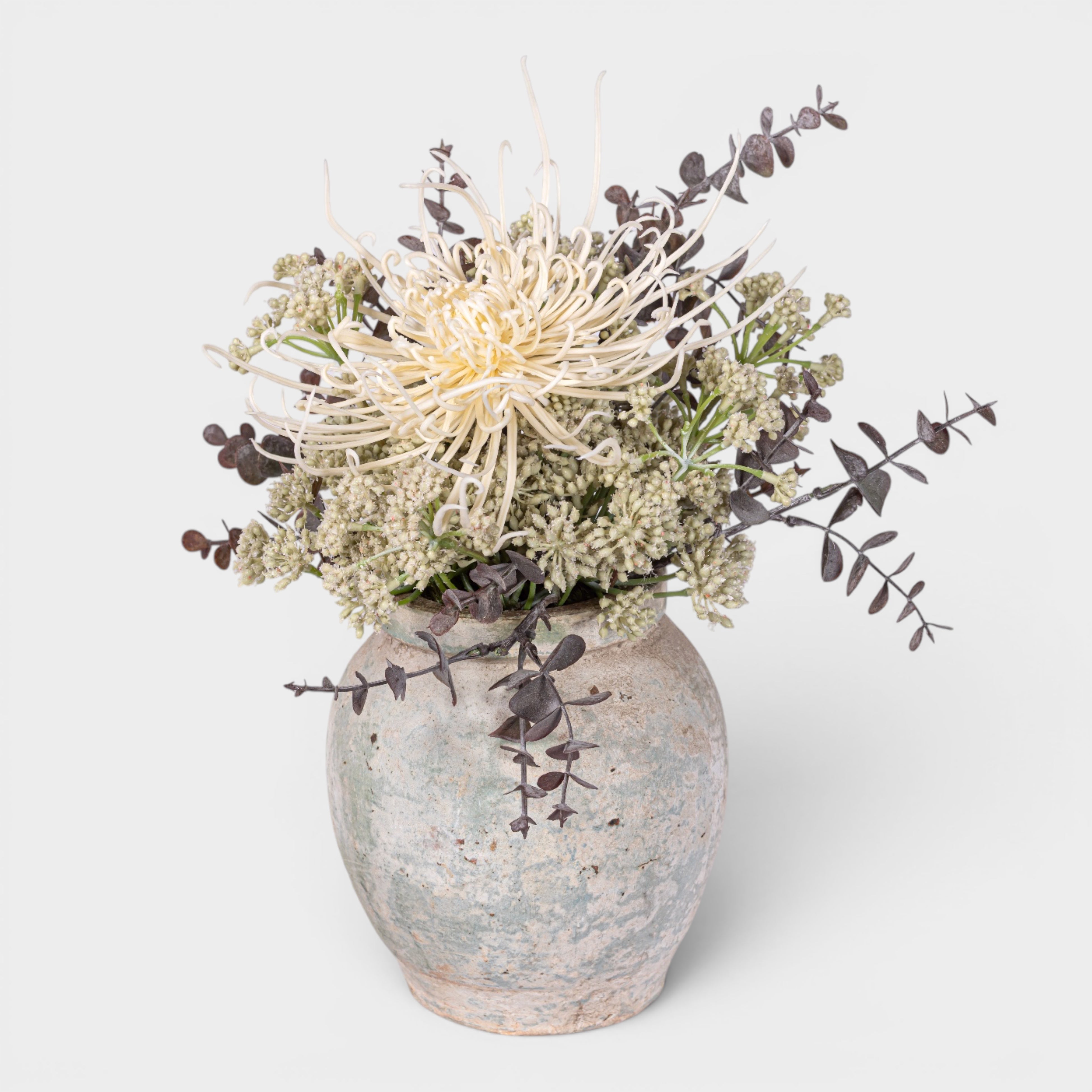 9" Lyic Pot with Mixed Floral Arrangement AR1972