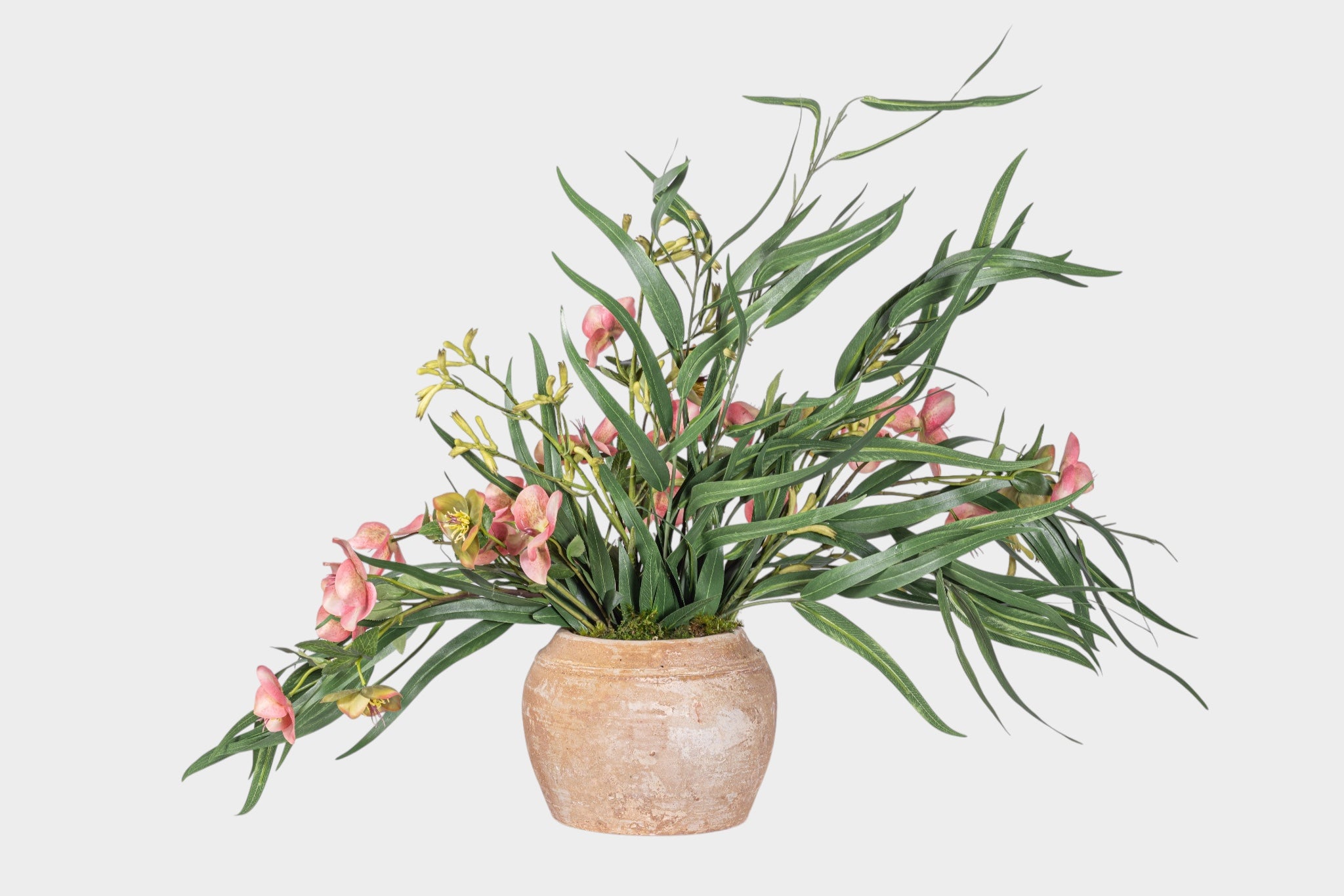 30" Nyx Pot with Mixed Orchid Arrangement AR1973