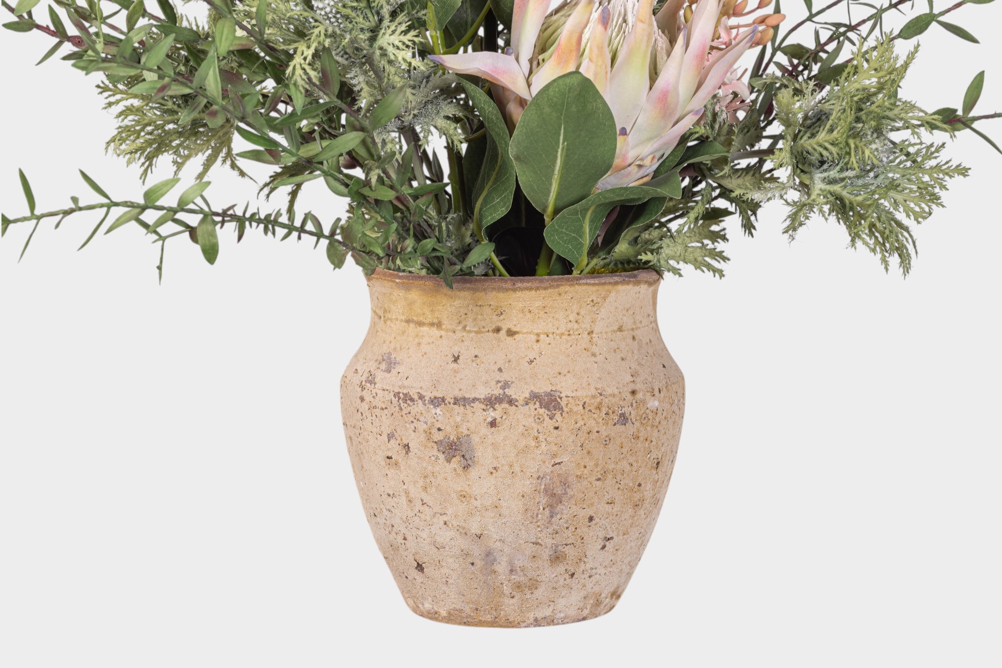 18" Titan Pot with Mixed Floral Arrangement AR1978