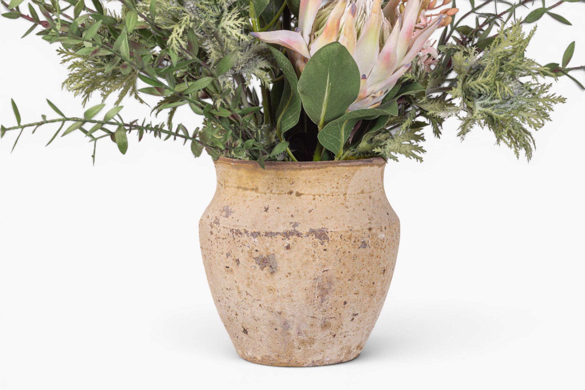 18" Titan Pot with Mixed Floral Arrangement AR1978