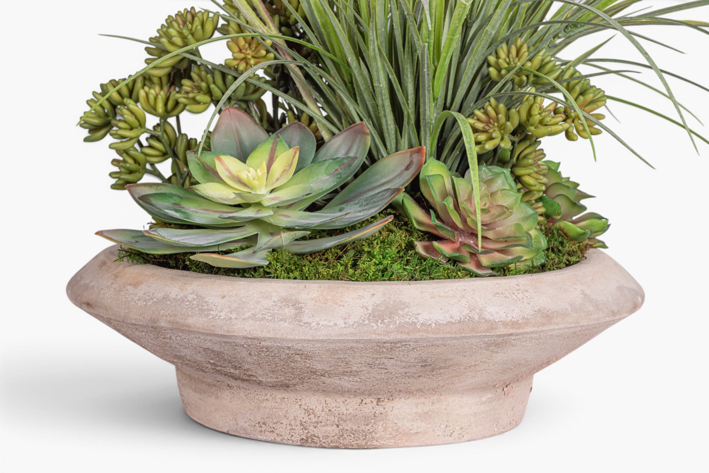 Sayulita Saucer wiht Mixed Arrangement AR2012
