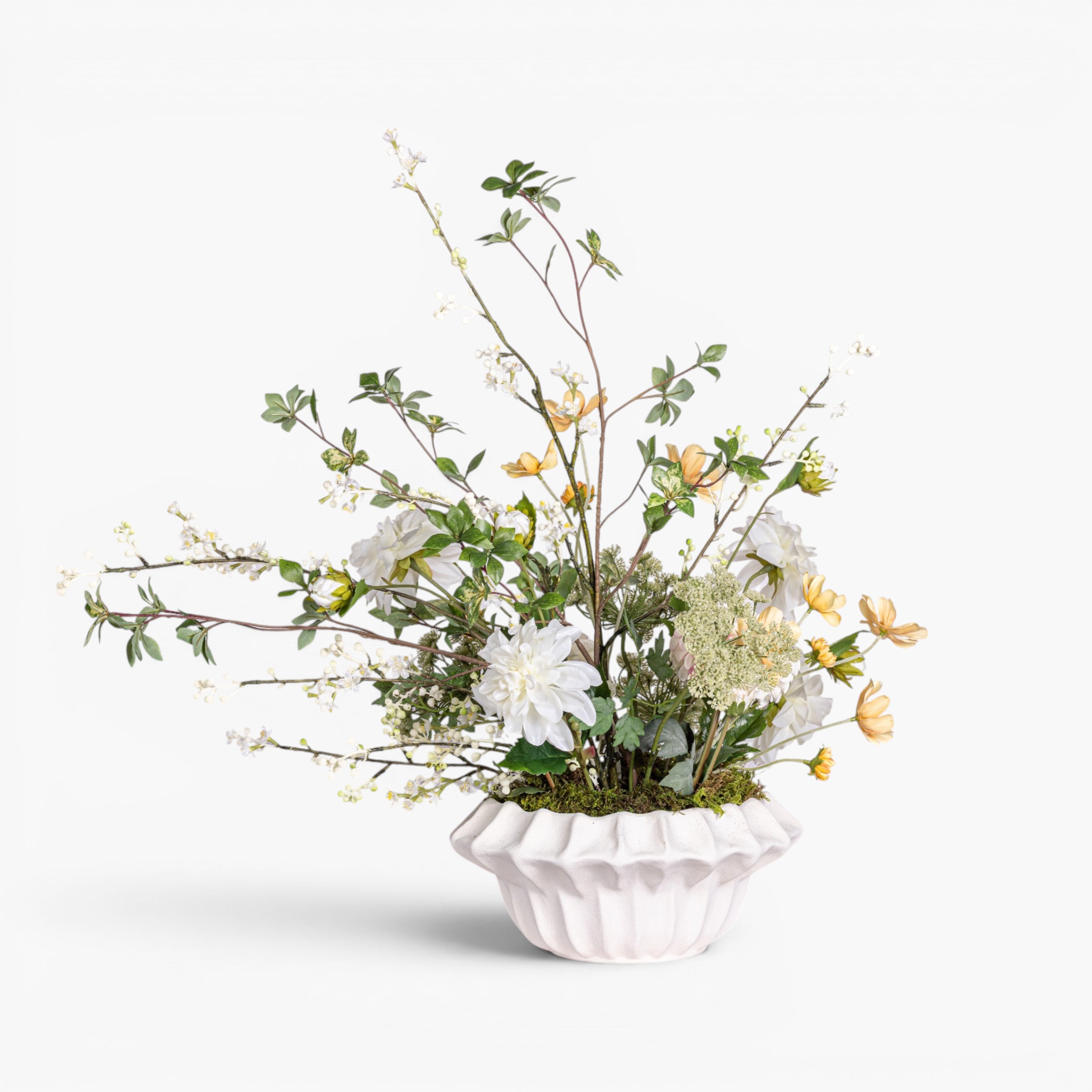 Adelaine Bowl with Mixed Floral Arrangement AR2023