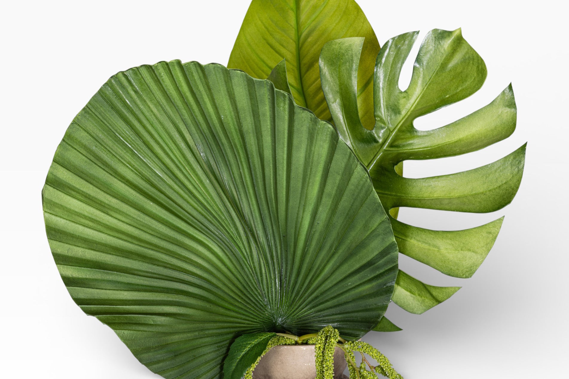 Large Sierra Jug with Palm Arrangement AR1513