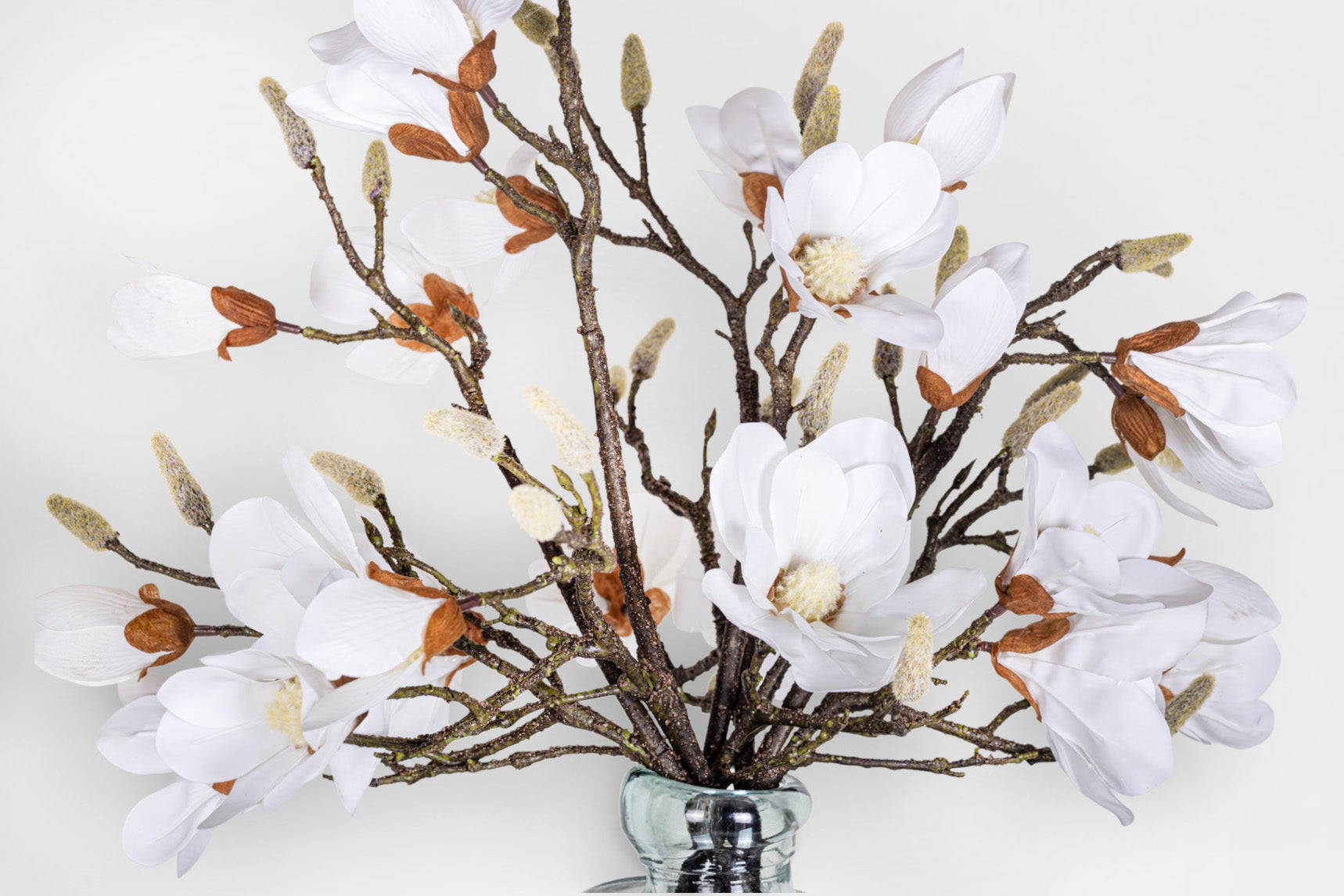 San Miguel Glass with Magnolia Arrangement AR1494