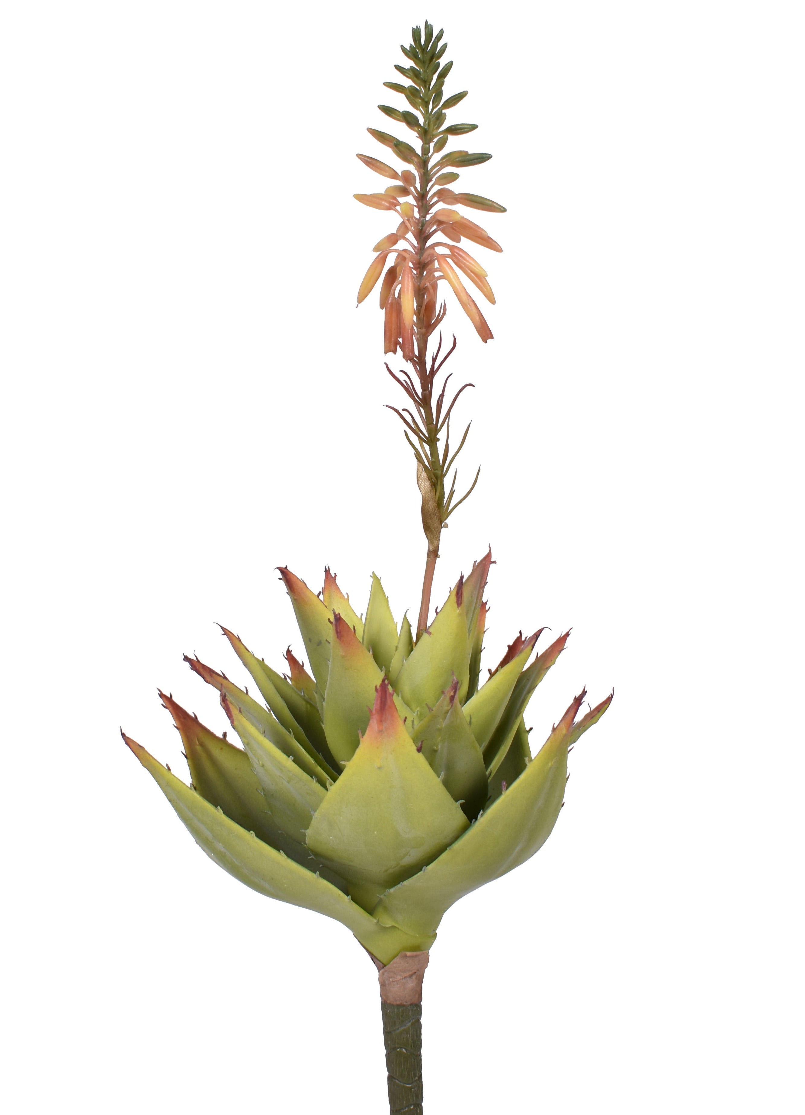 18" Aloe with Flower Pick- UV Protected   AV1035UV