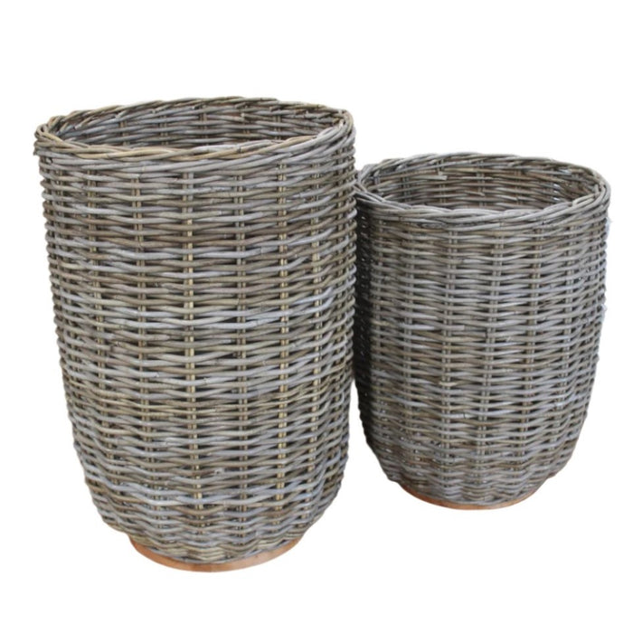 Kya Basket- Natural Grey      BS1041