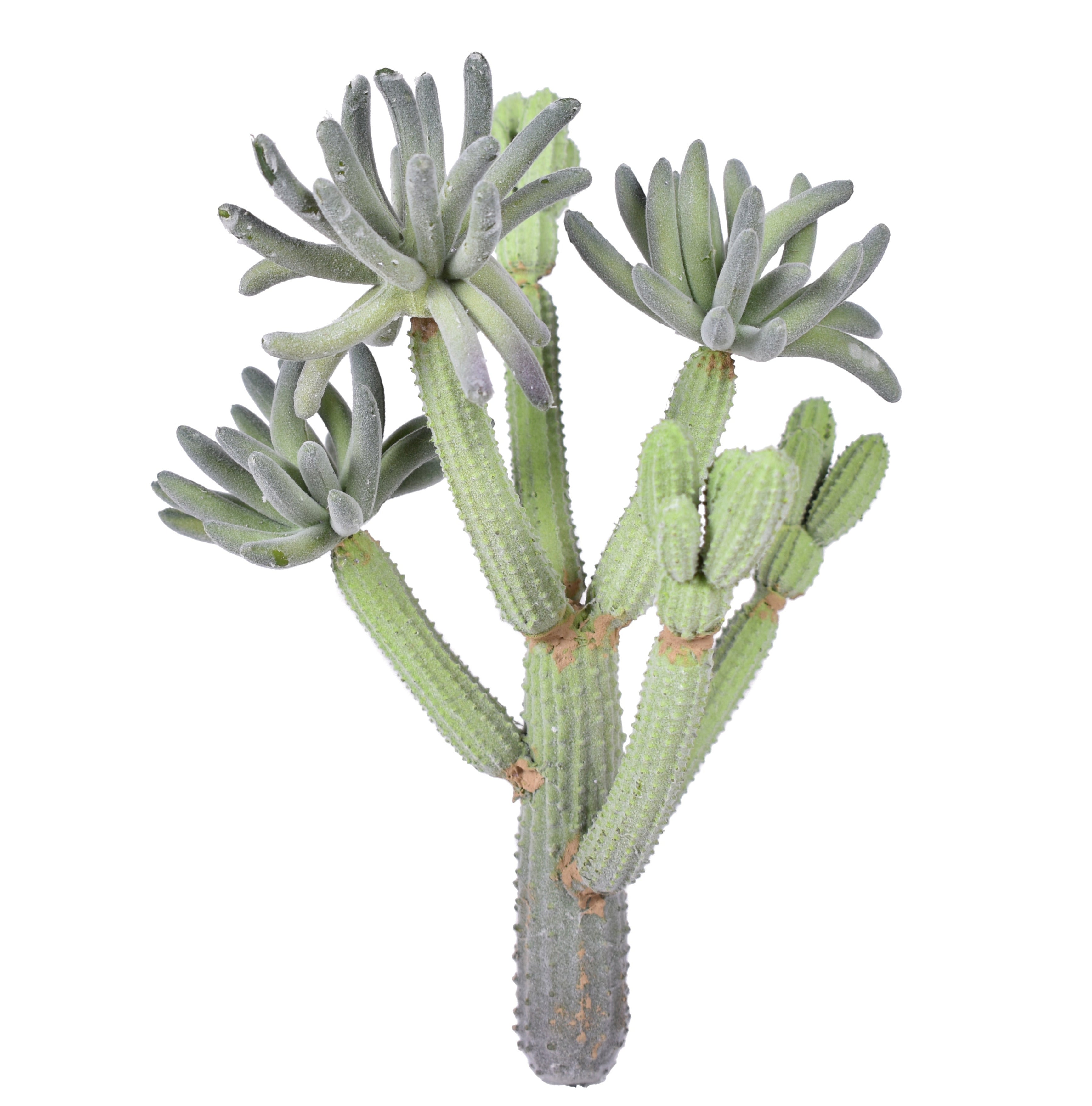 11.5" Flocked Multi Head Cactus Pick- UV Protected   CC1027UV