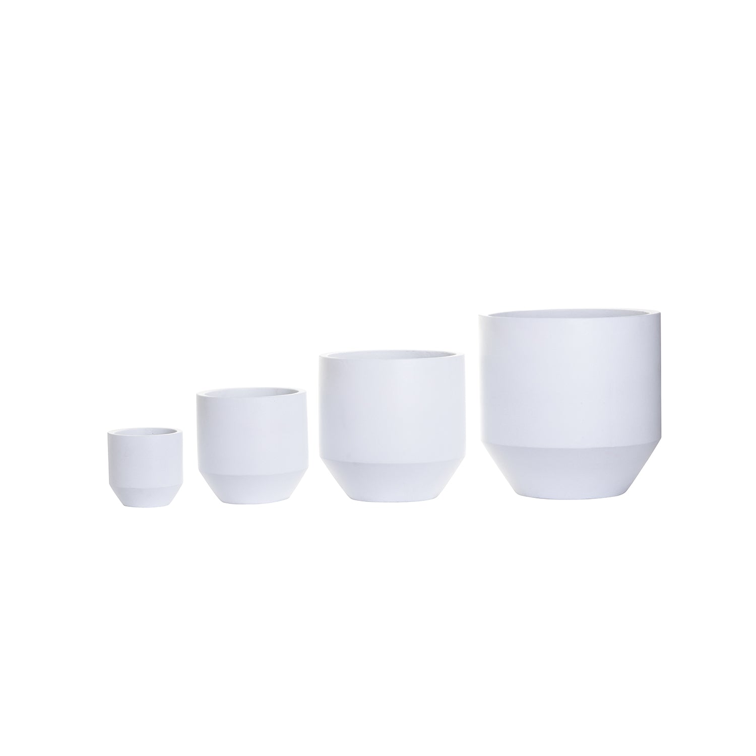 Milo Planters-White      CN1074