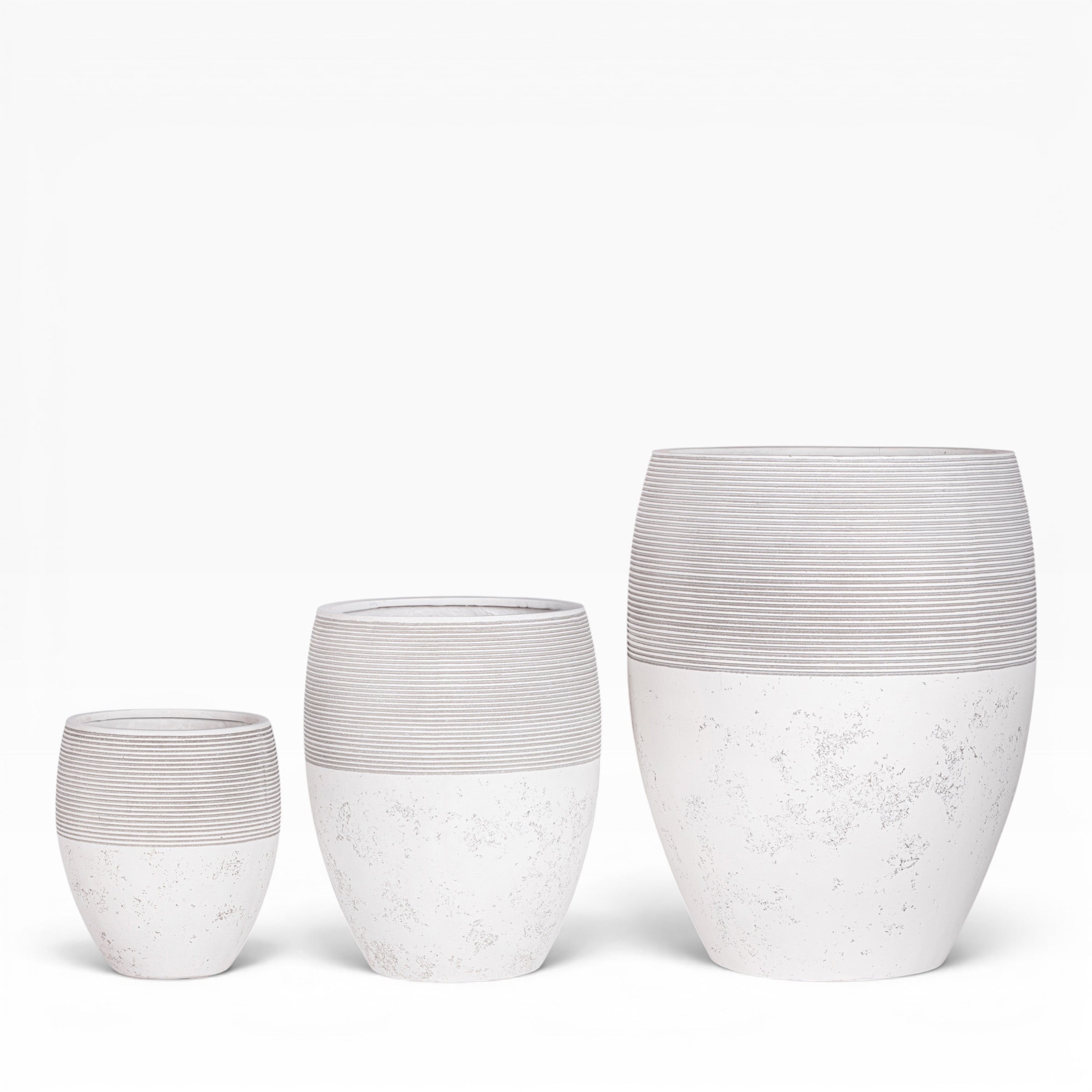 Kristin Planter Collection-White   CN1206