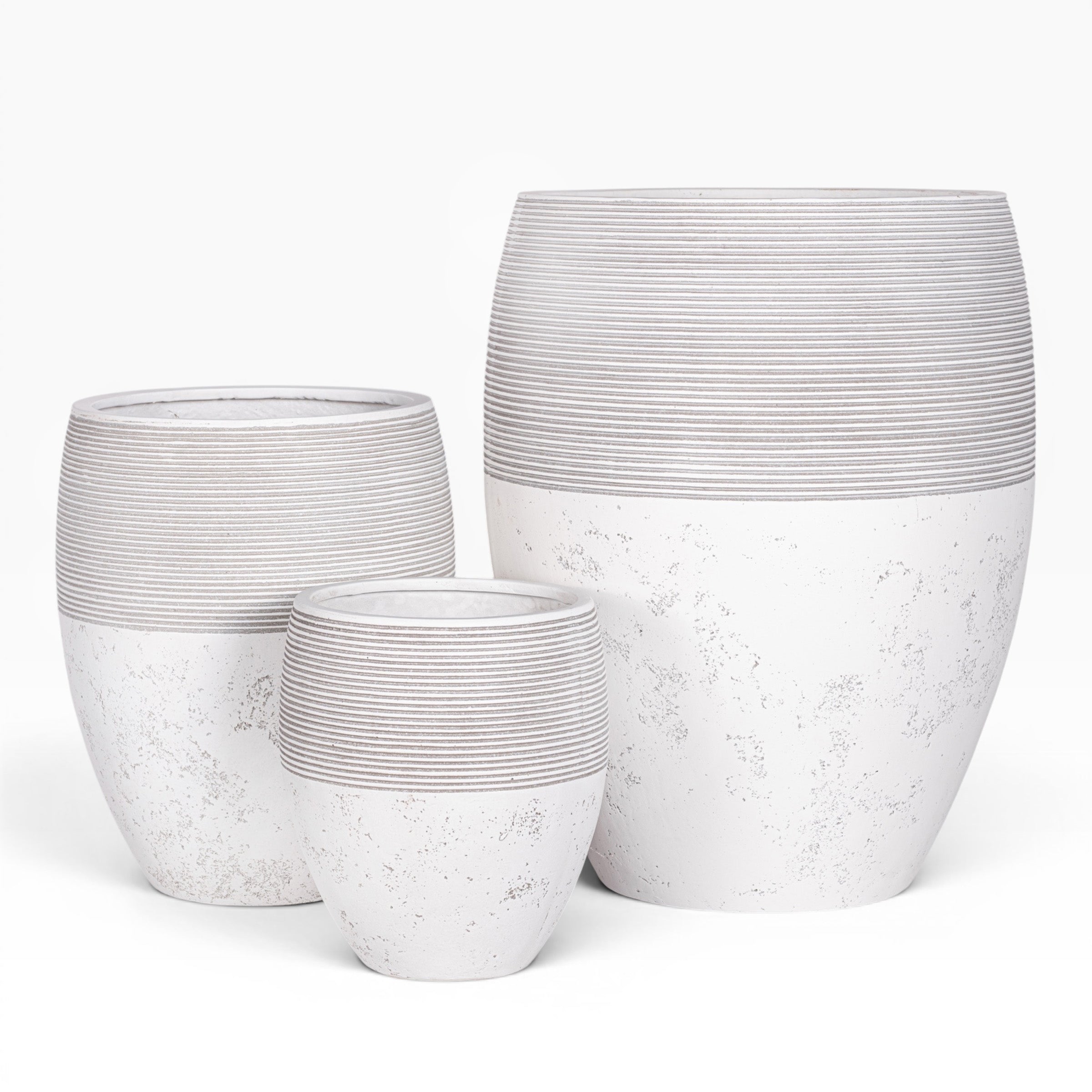 Kristin Planter Collection-White   CN1206