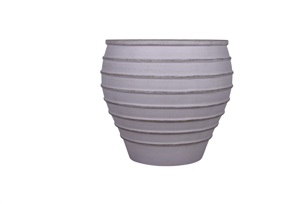 Roma Planter Collection- Antique White Terracotta    CN1215