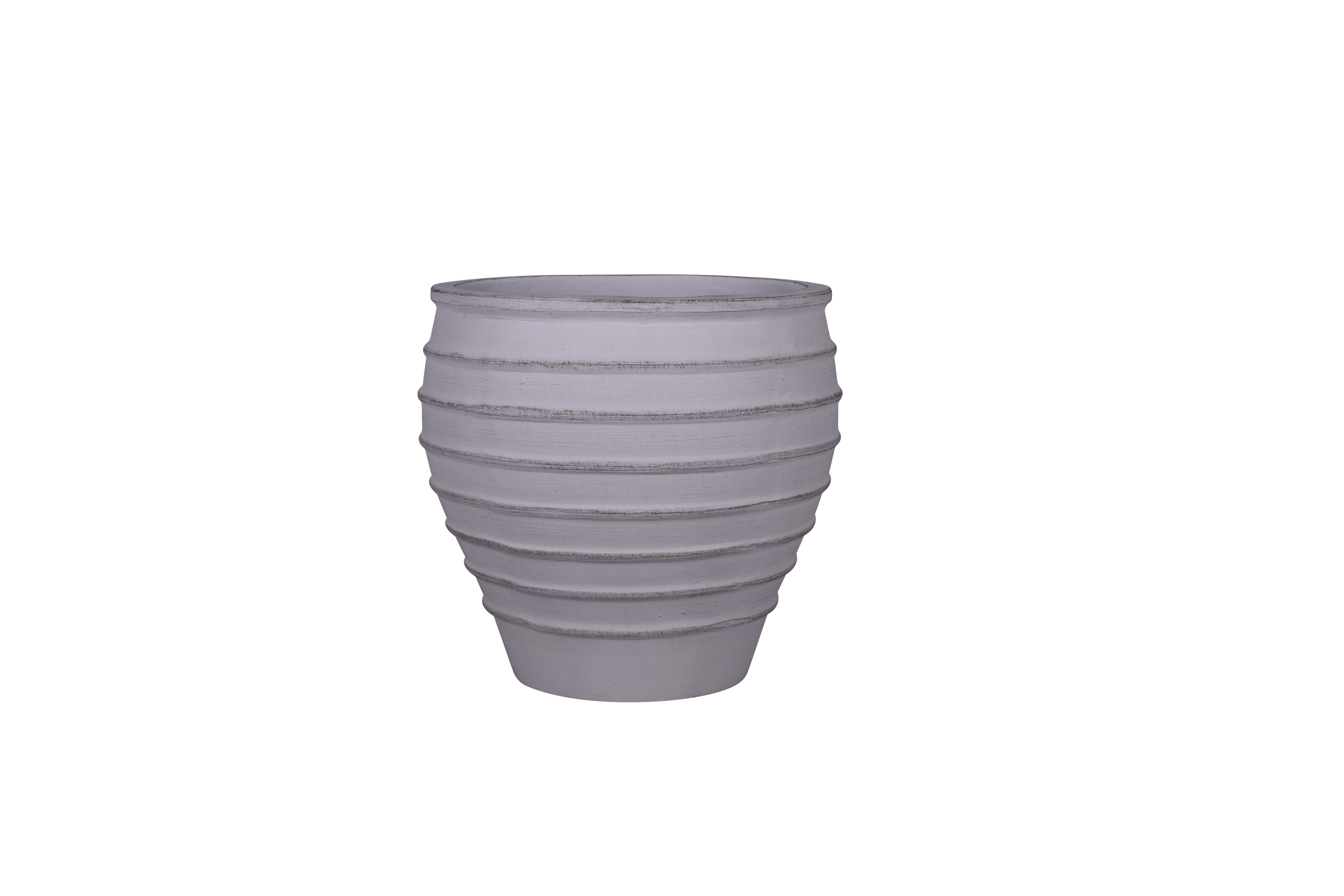 Roma Planter Collection- Antique White Terracotta    CN1215