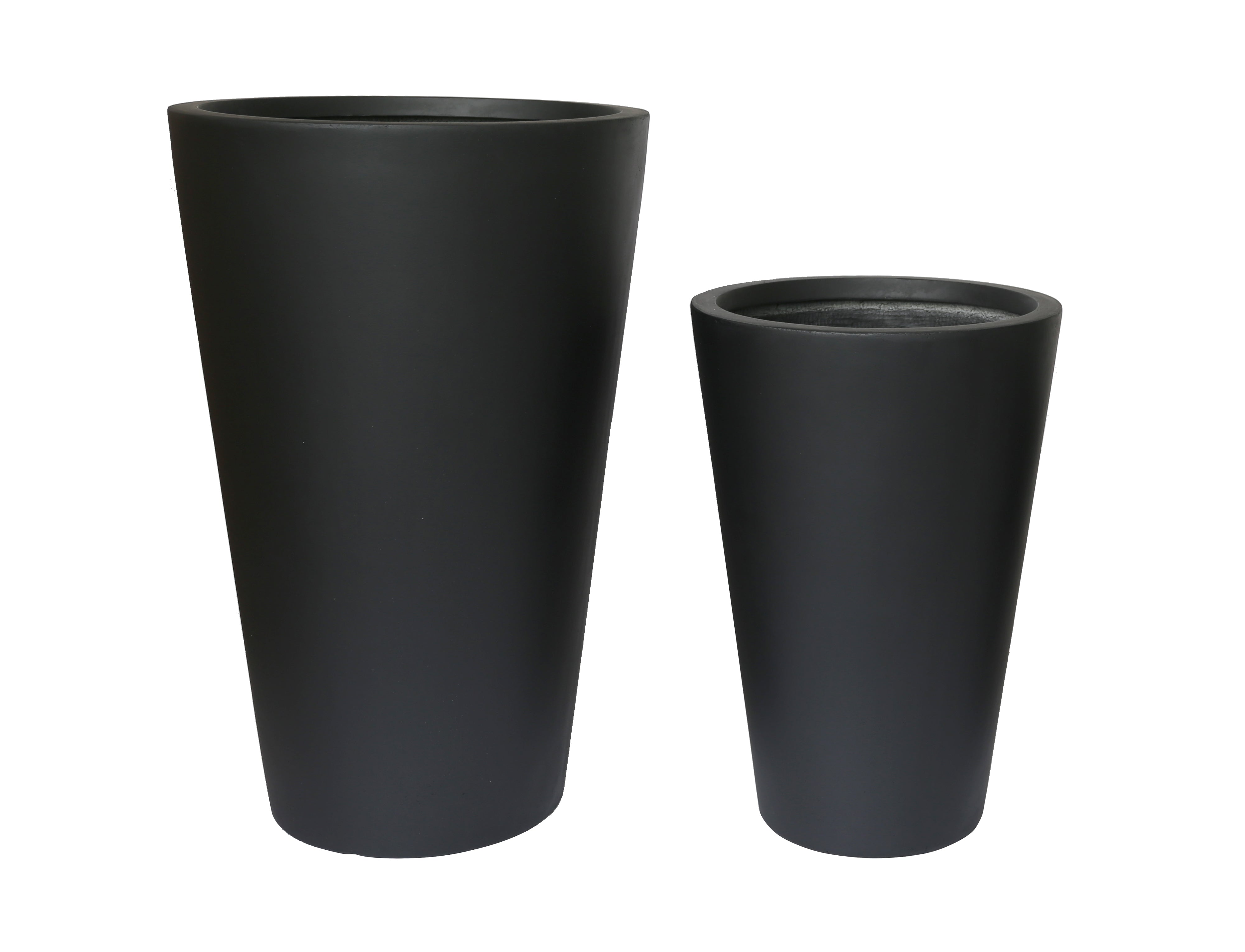 Avalon Planter Collection-Black    CN1235