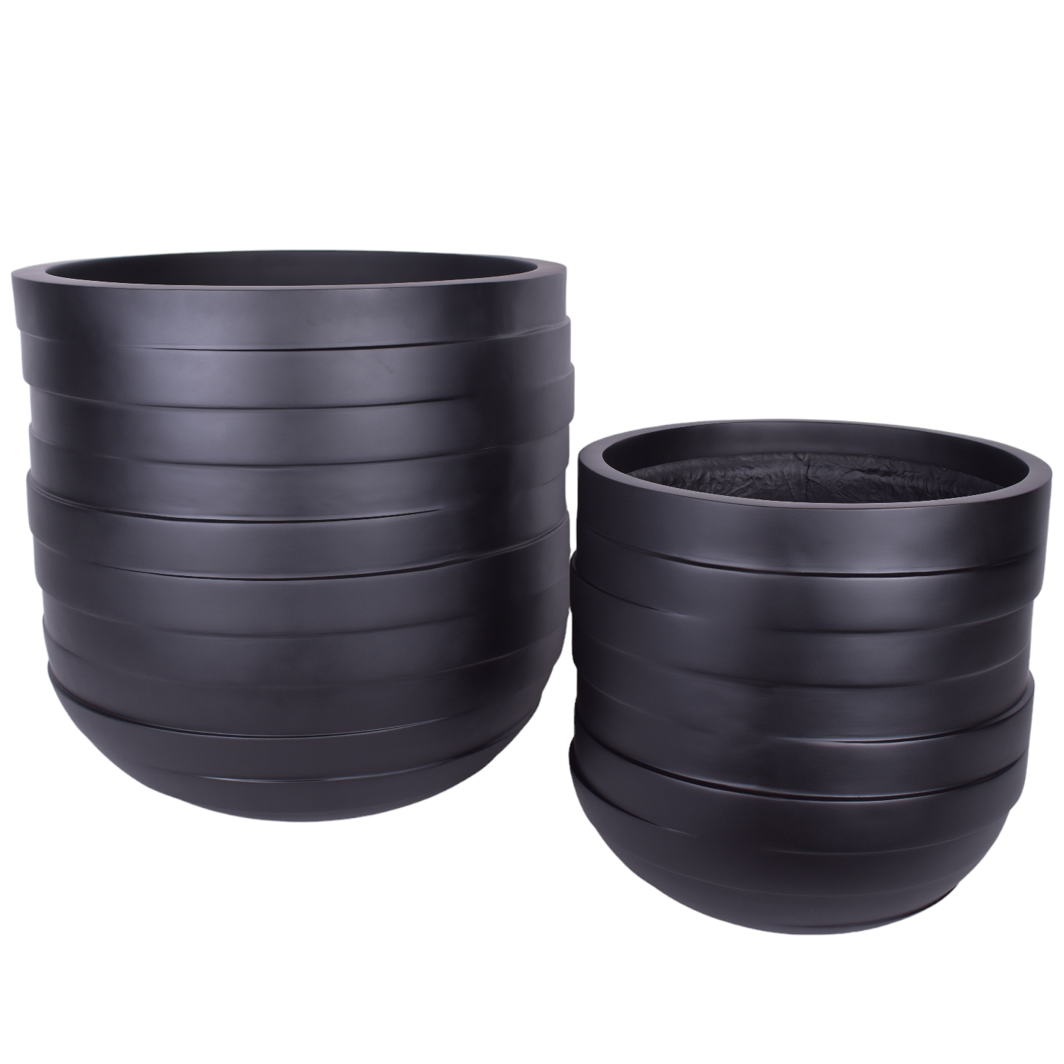 Circulum Planter Collection- Black     CN1269