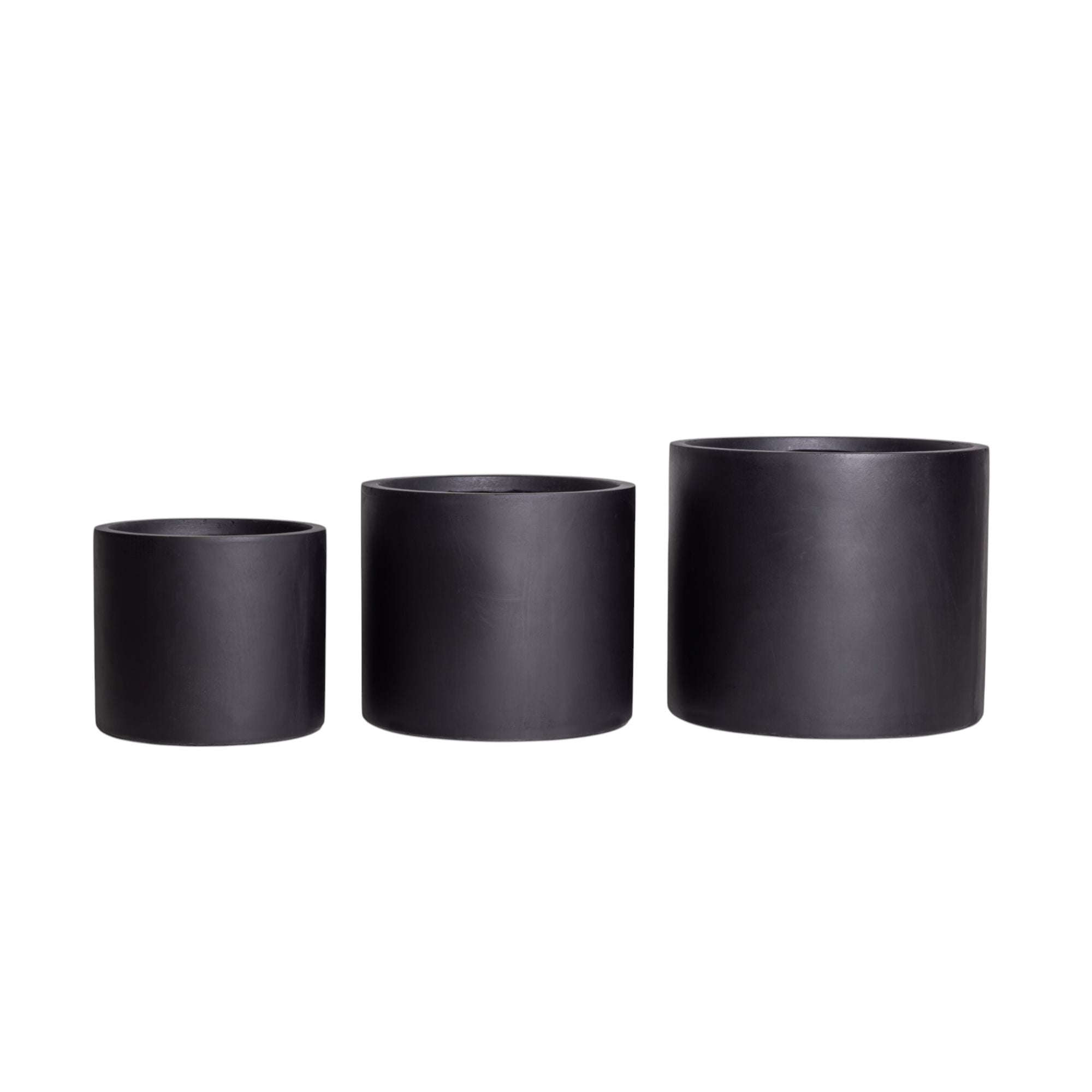 Hudson Collection Floor Planter - Black  CN1350