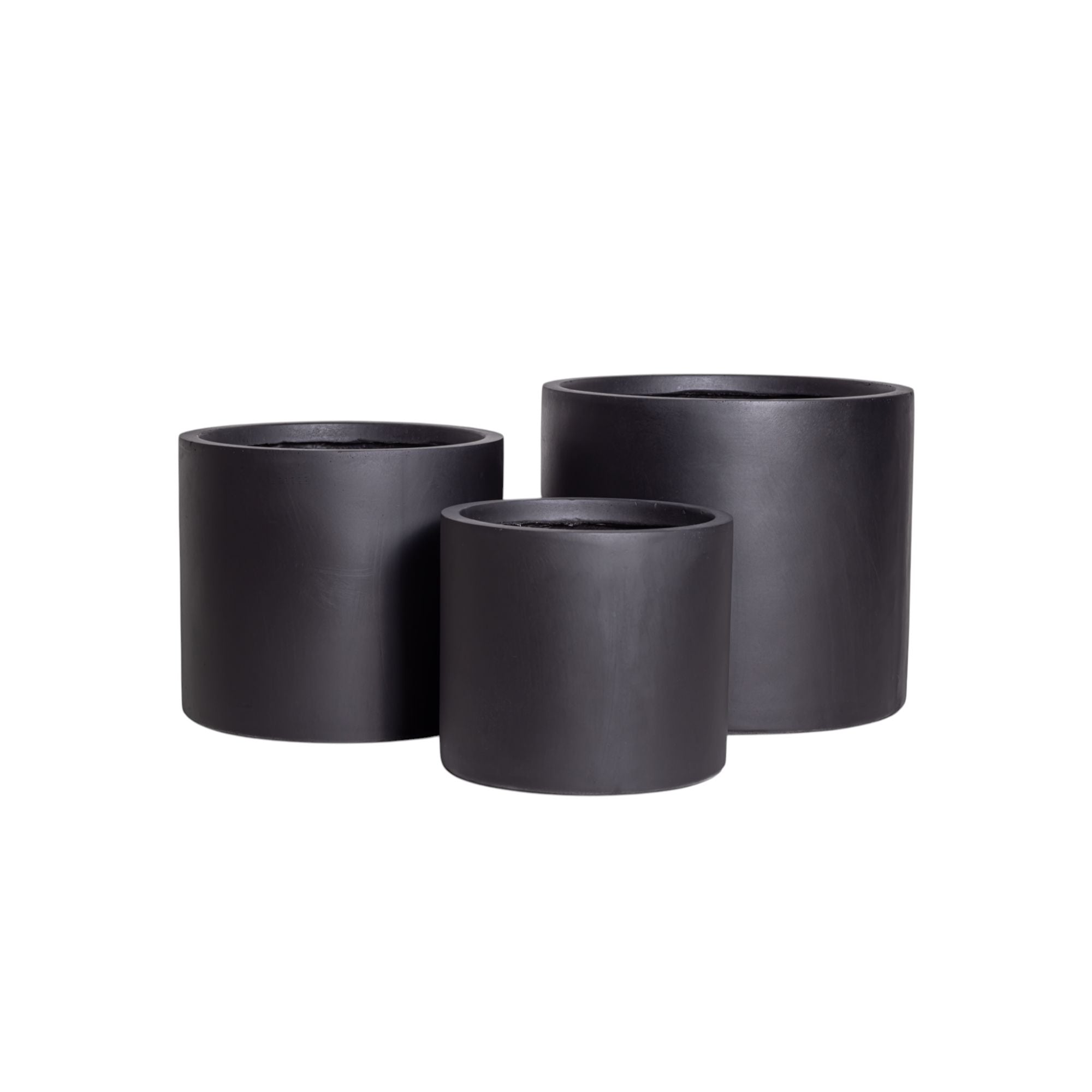 Hudson Collection Floor Planter - Black  CN1350