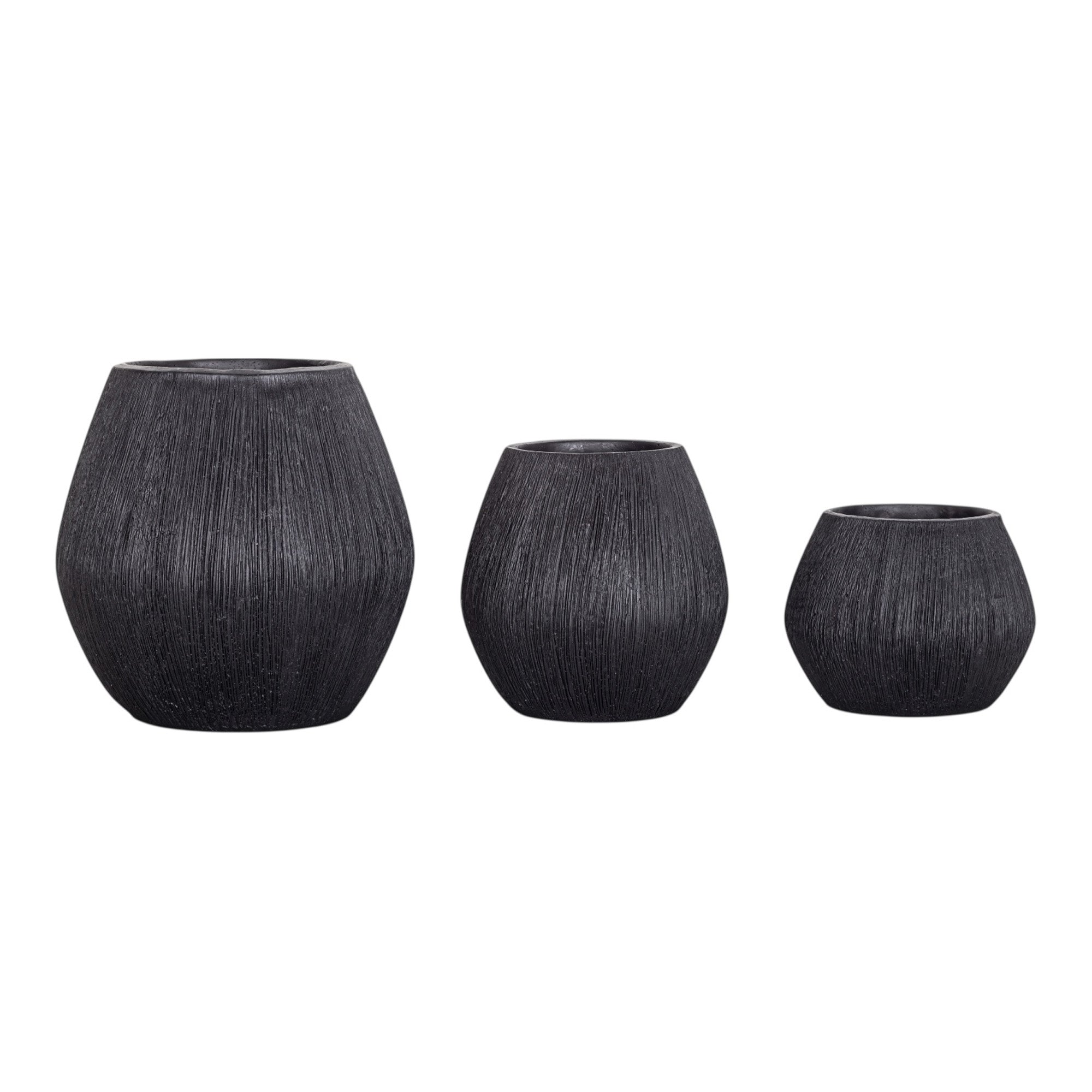 Ava Pot Collection - Black CN1362
