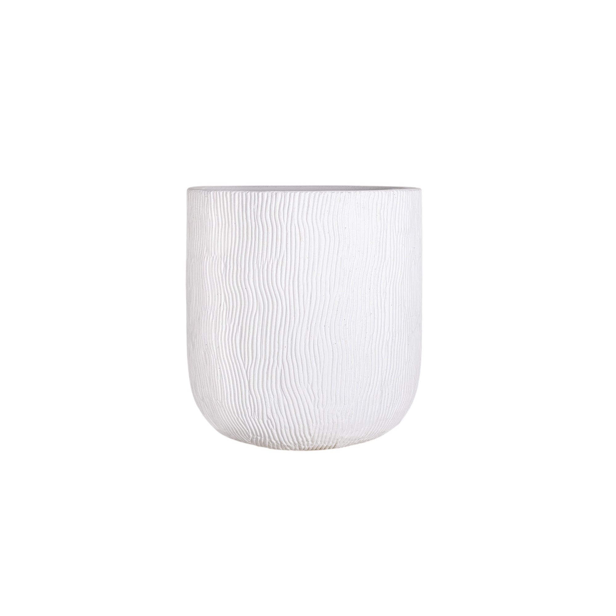 Cove Collection Planter - White CN1368