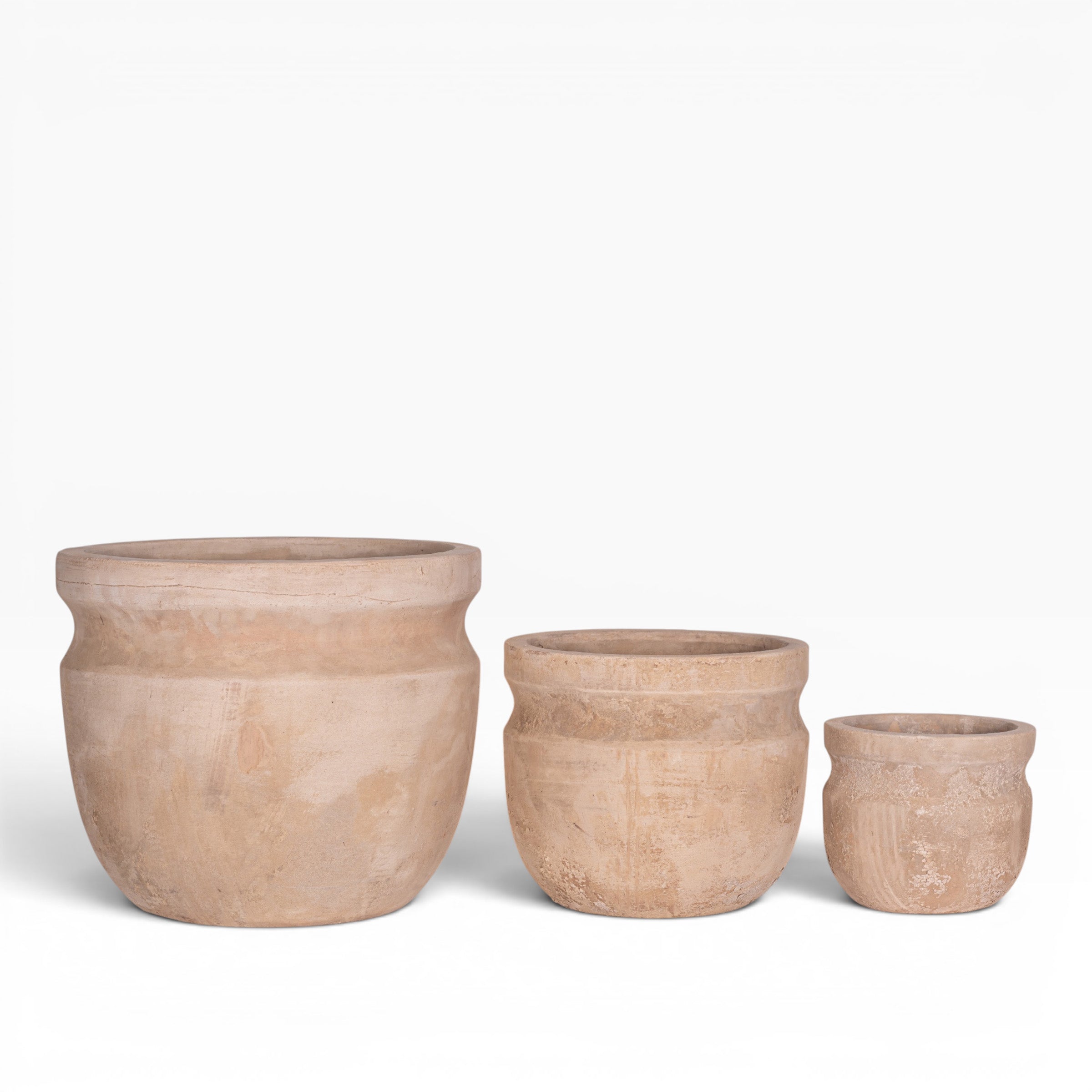 Romeo Antique Terracotta Planter Collection