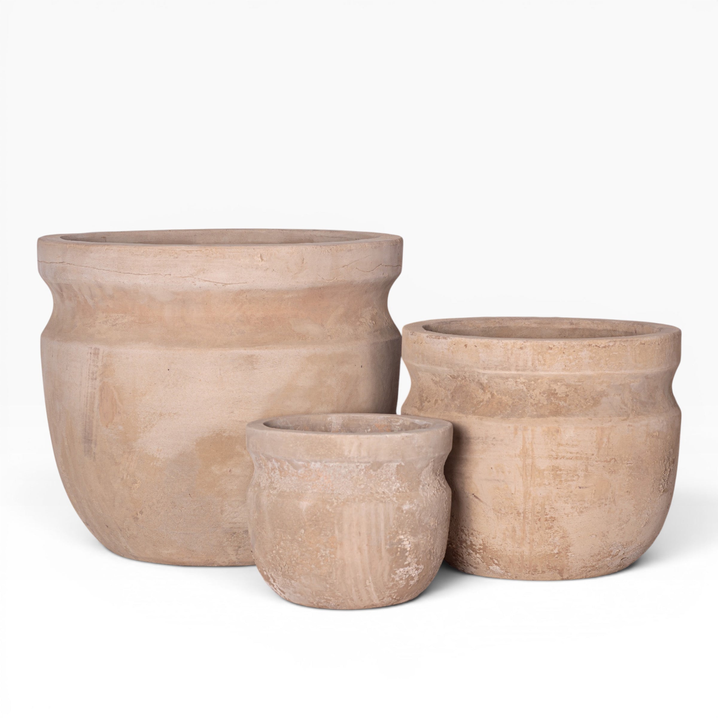 Romeo Antique Terracotta Planter Collection
