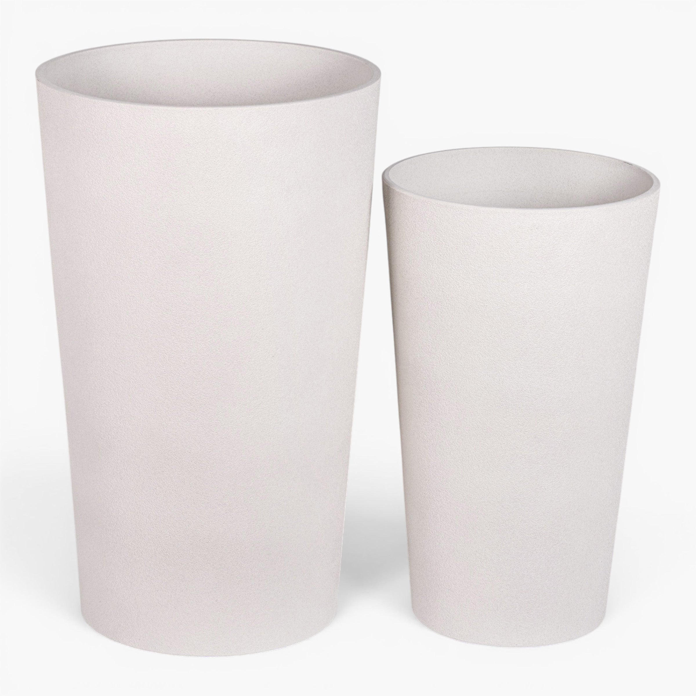 Lester Floor Planter Collection Antique White     CN1466