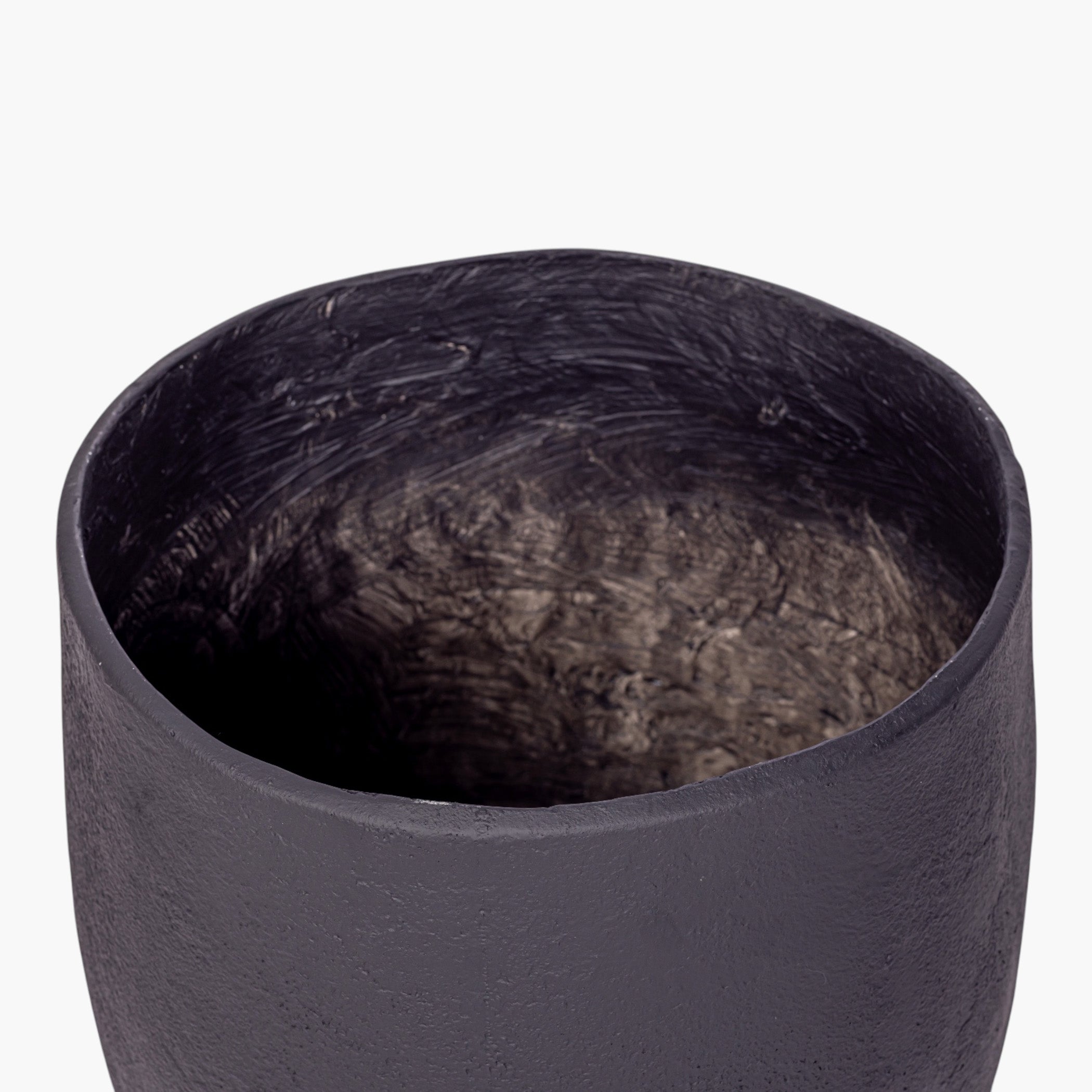 Glacier Planter Black CN1517
